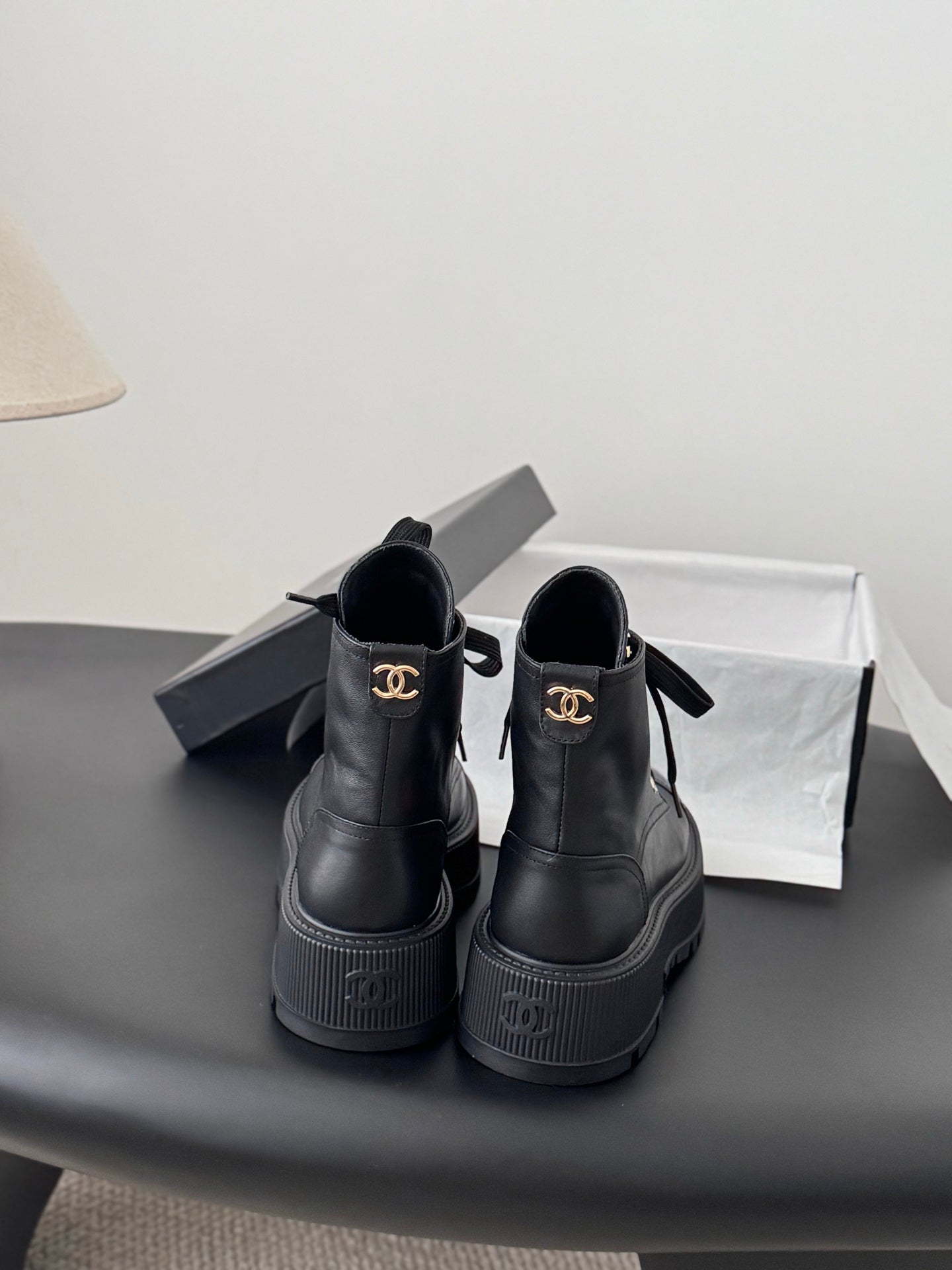 Chan 25fw ankle boots