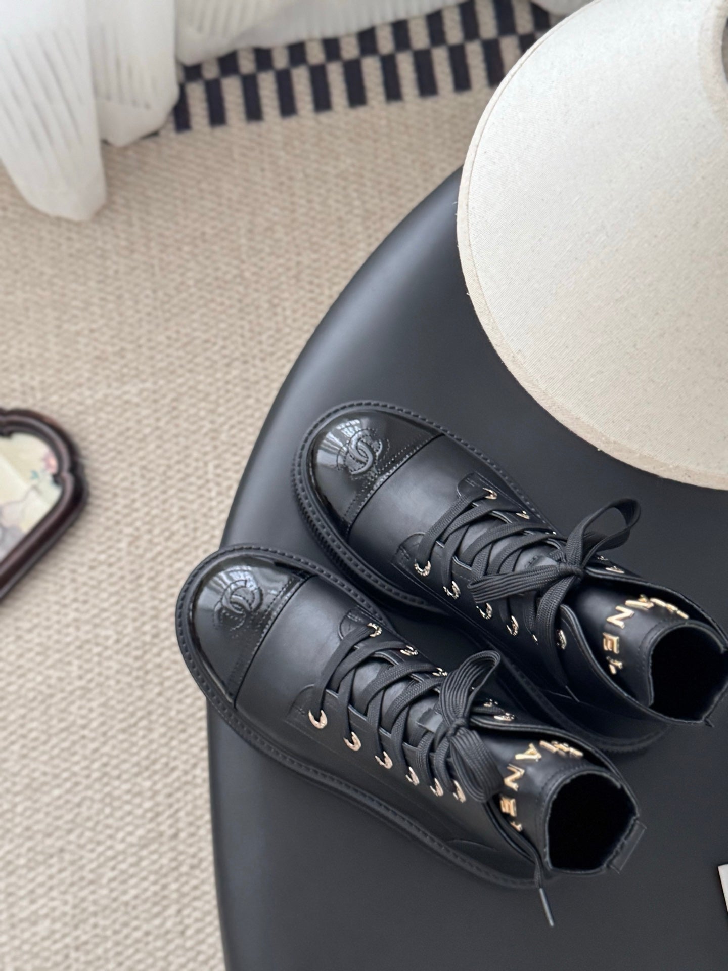 Chan 25fw ankle boots