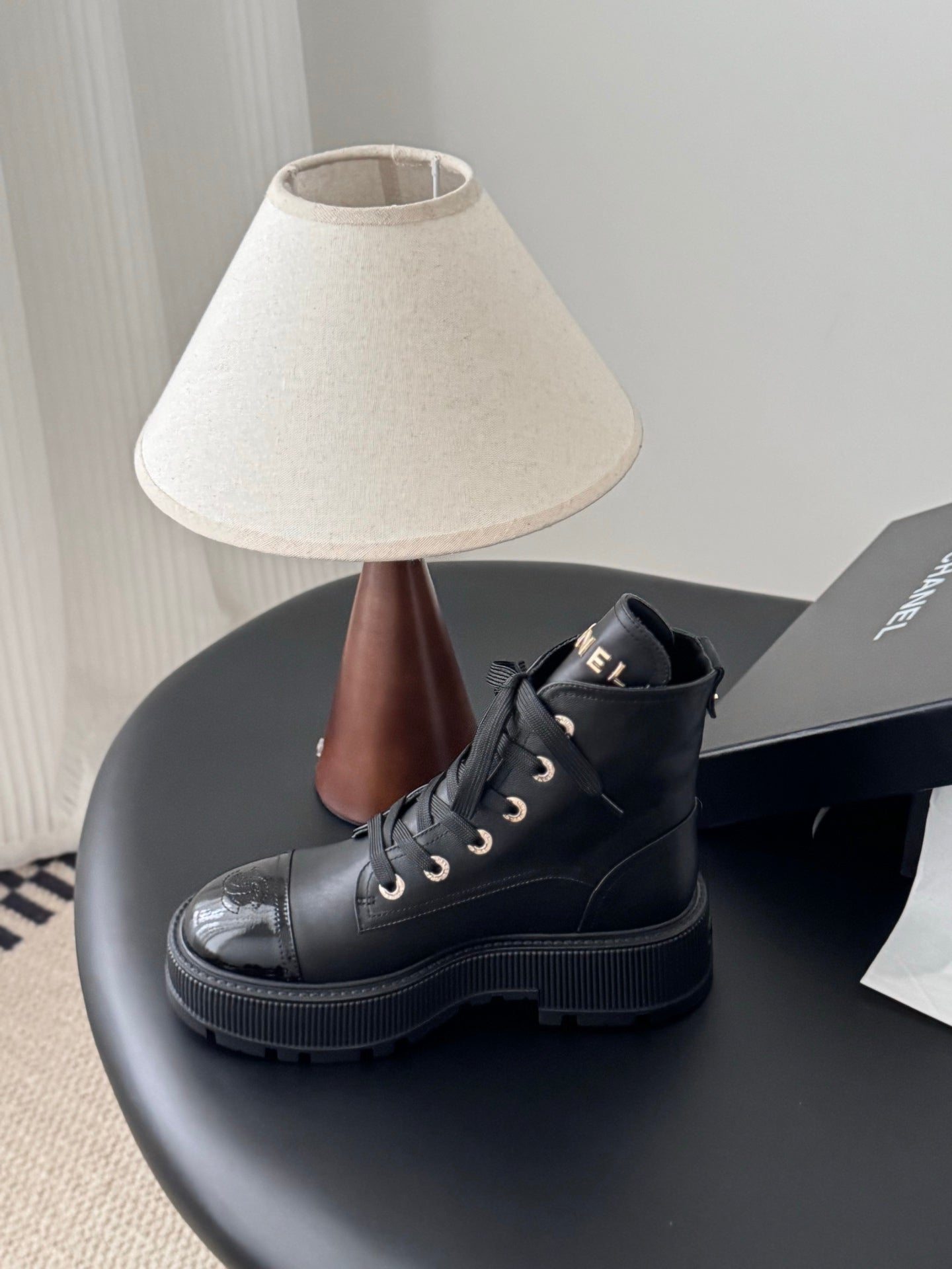 Chan 25fw ankle boots