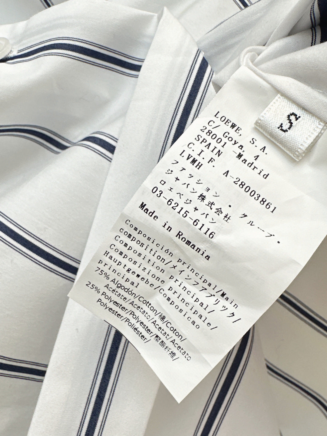 Loe NEW striped shirt