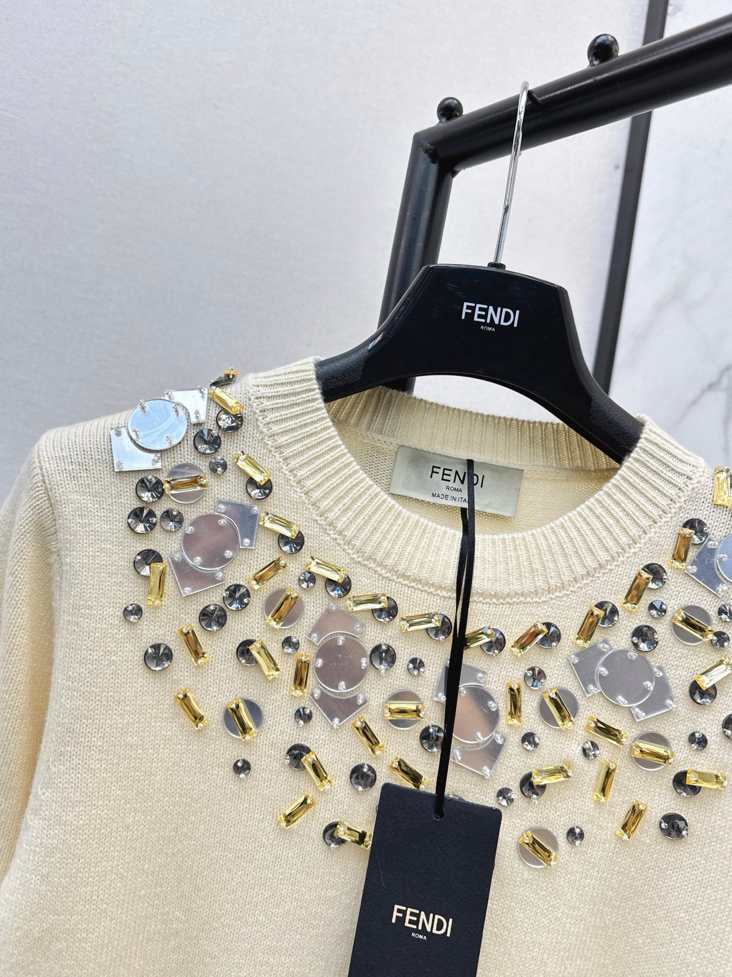 Fend NEW Beaded sweater