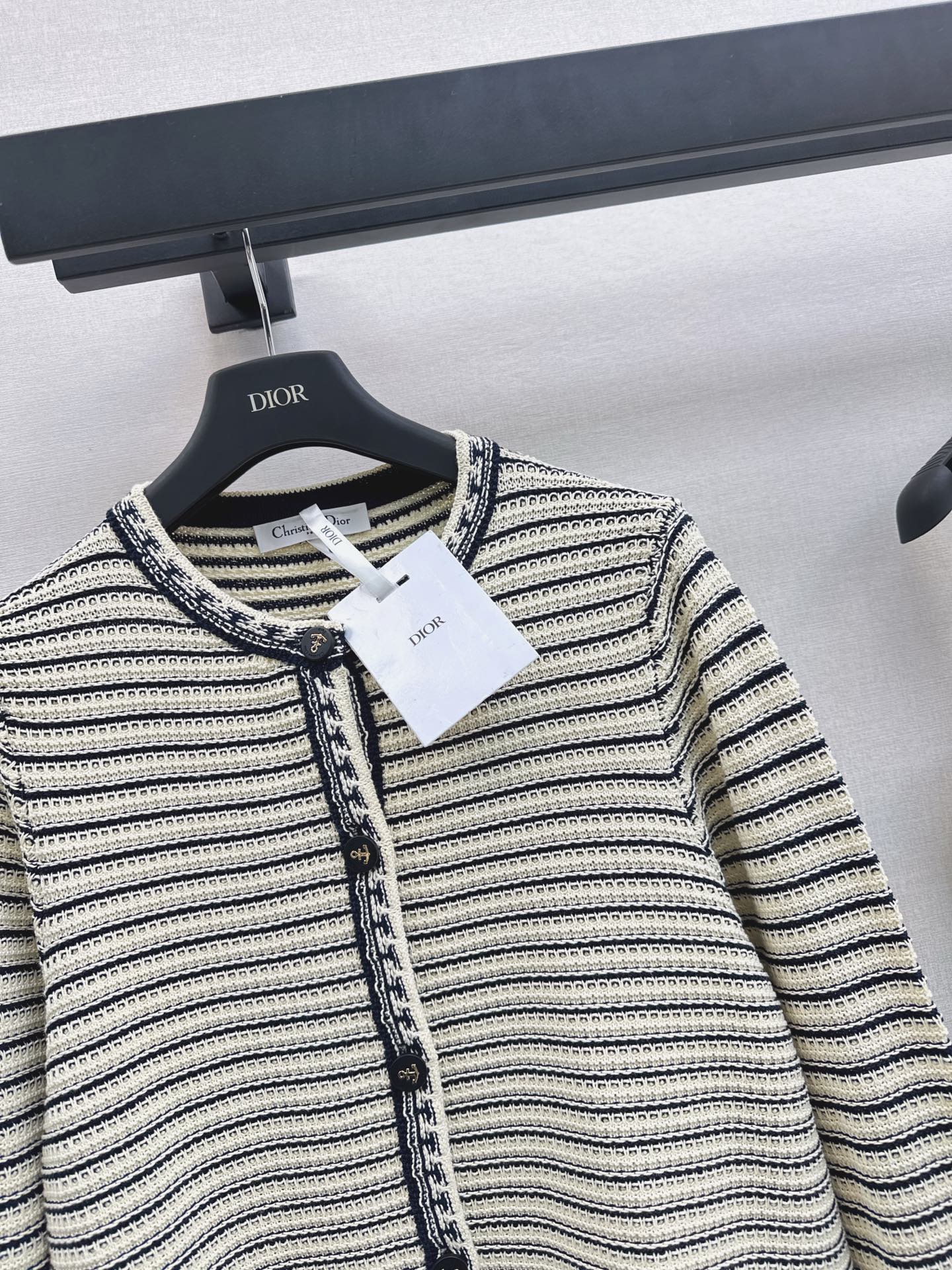 CD NEW striped cardigan