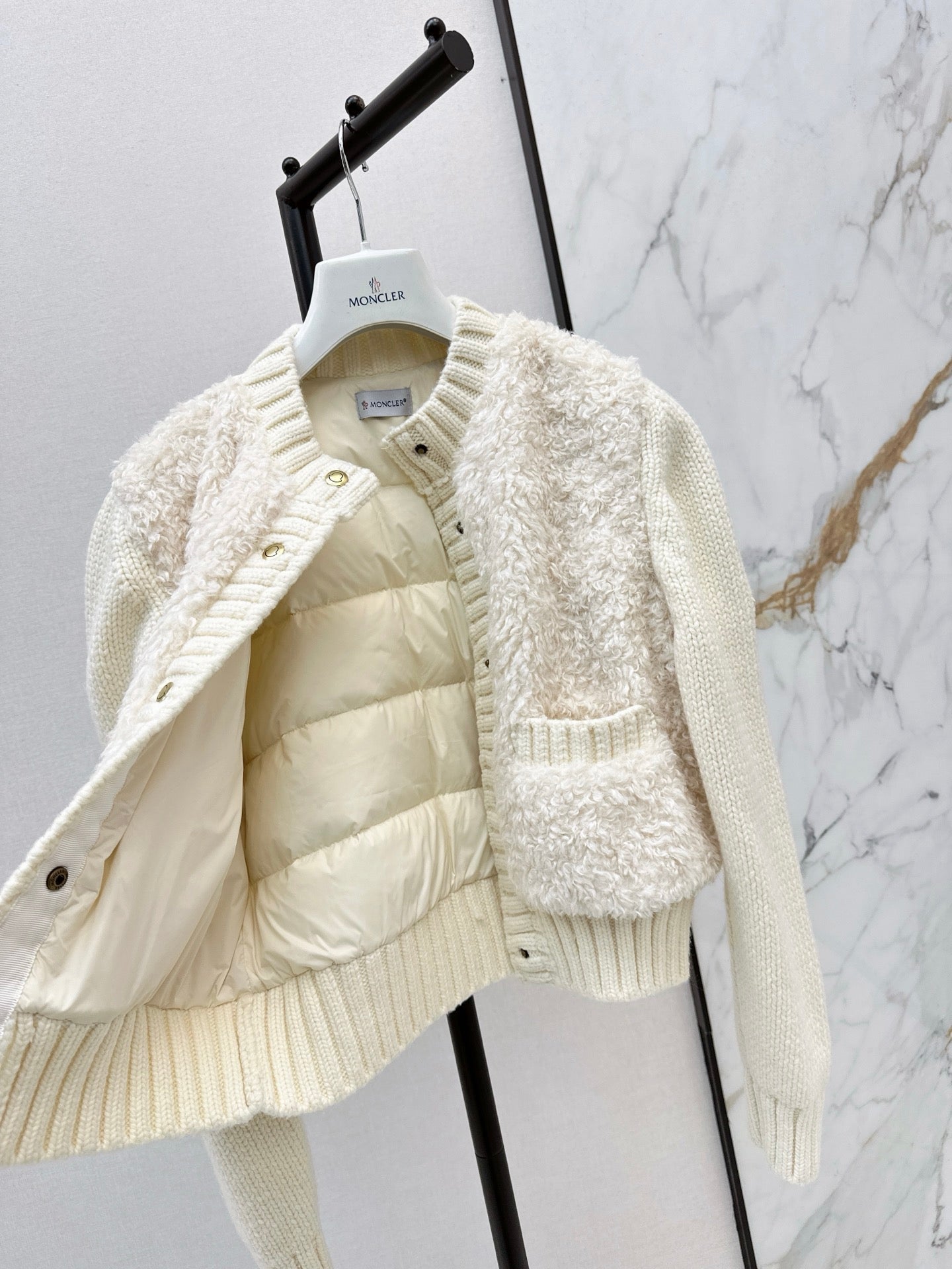 Monc NEW Knitted down jacket