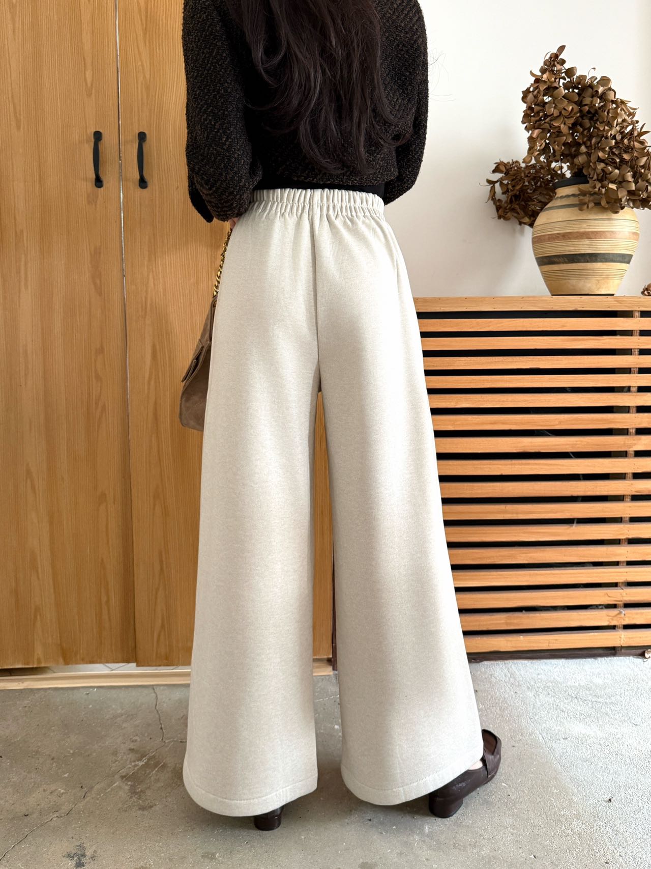 Brun NEW lined straight  pants