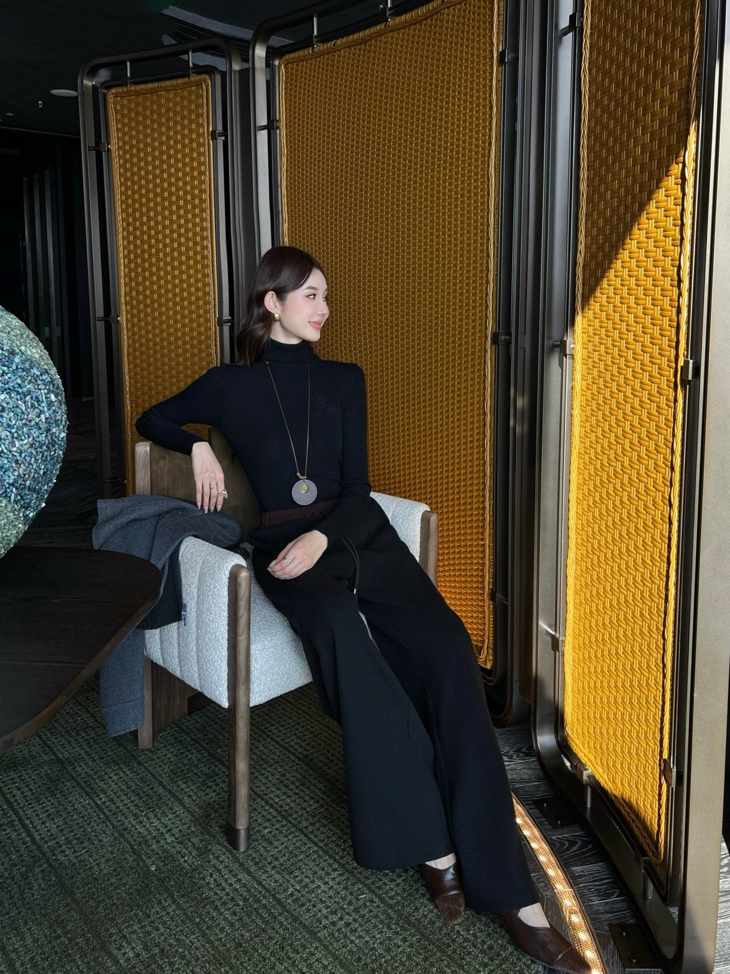 Brun NEW Wool turtleneck base layer