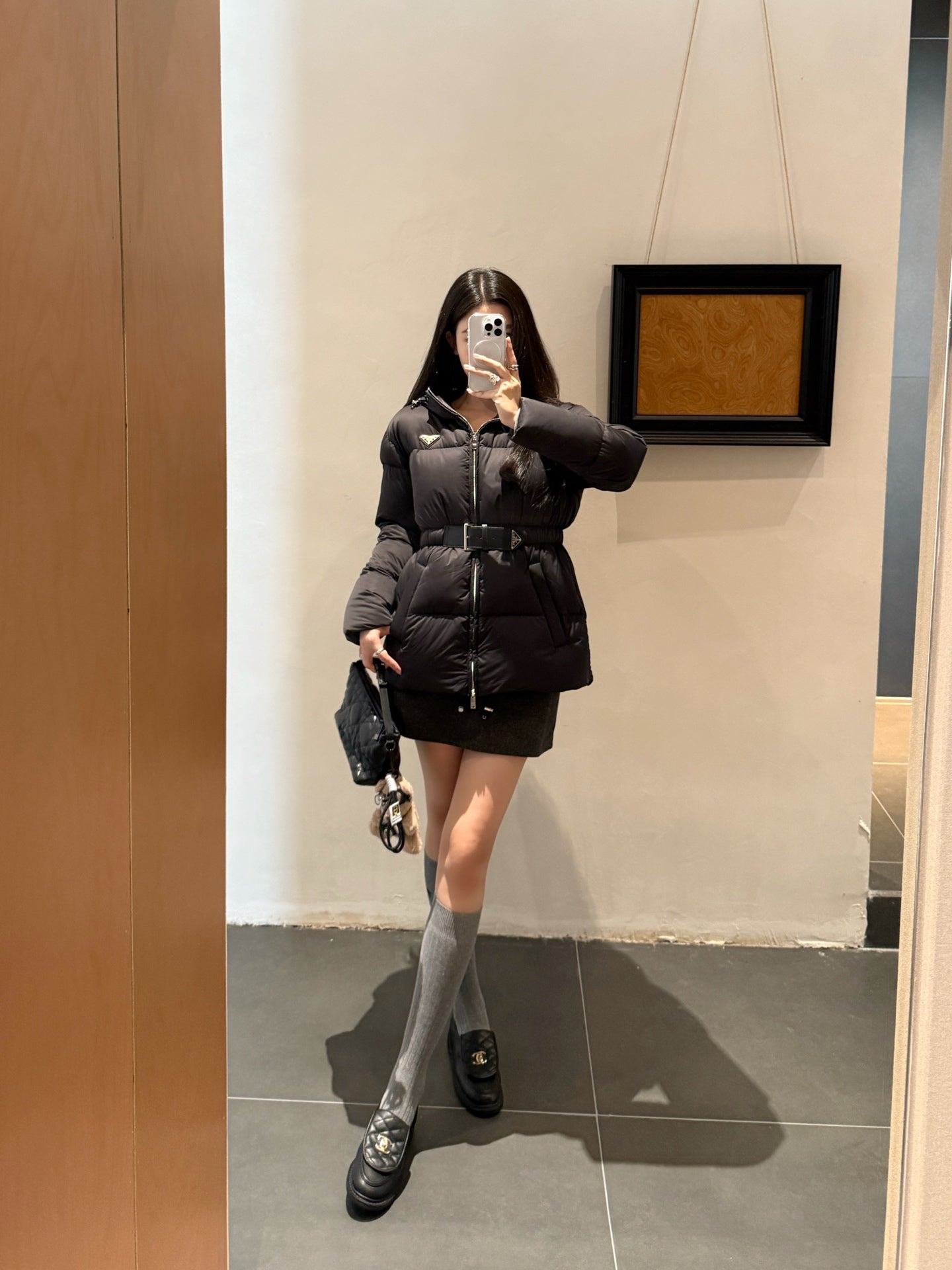 Pra NEW Hooded down jacket