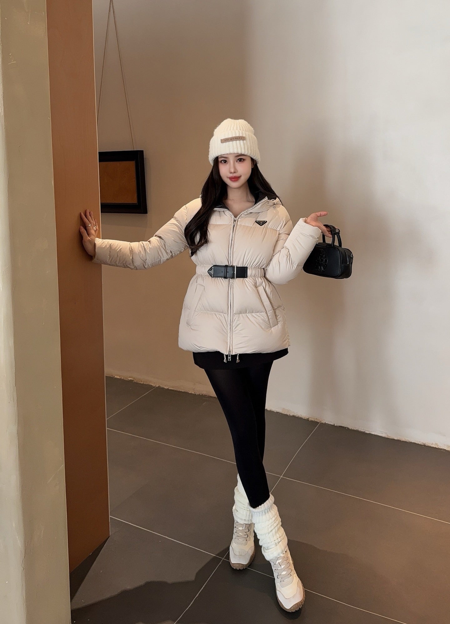 Pra NEW Hooded down jacket