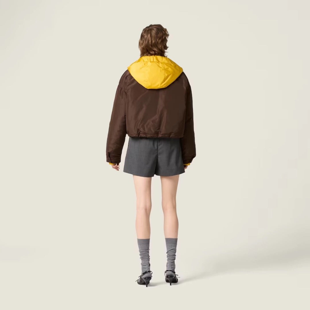 Miu NEW Hooded down jacket