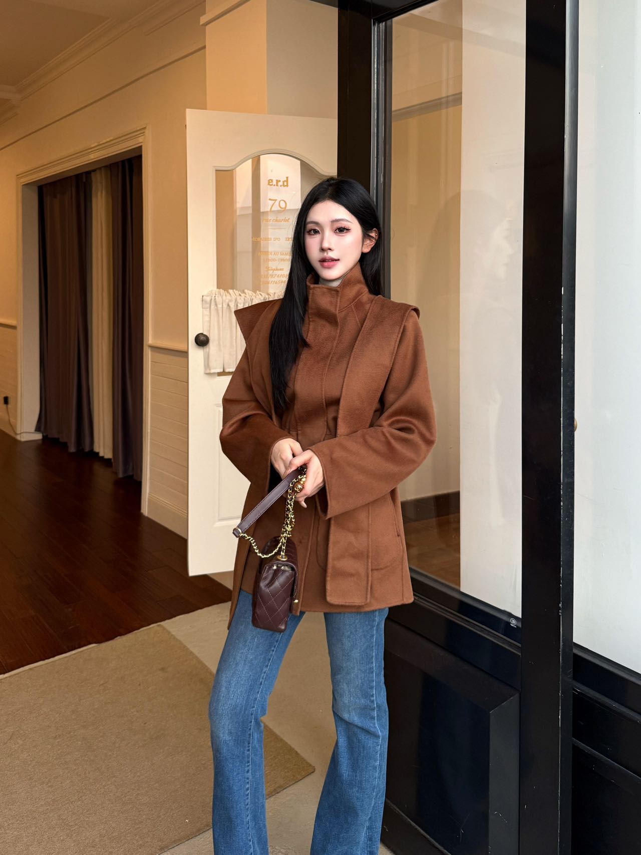 Loro NEW shawl hooded coat