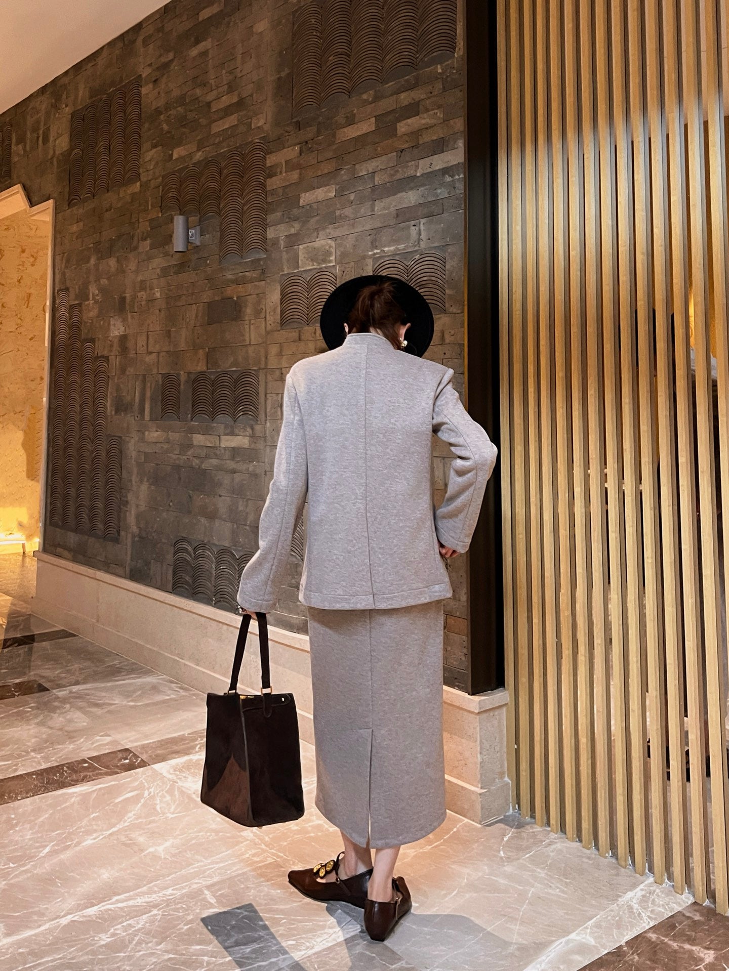 Loro NEW jacket skirt set