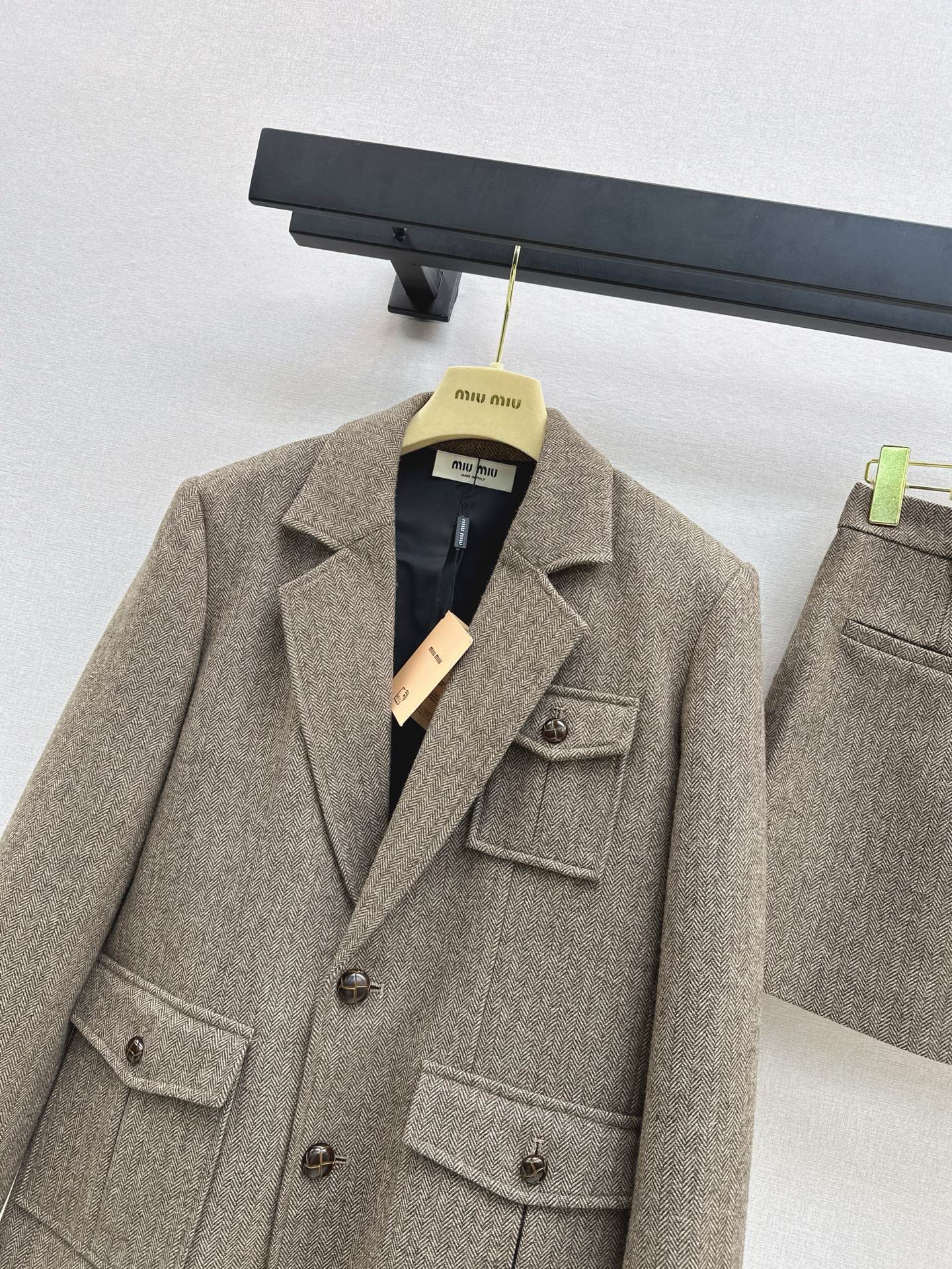 Miu NEW blazer skirt set