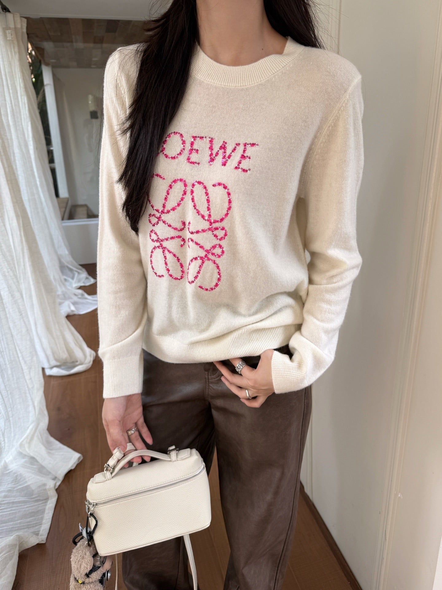 Loe NEW Embroidered sweater