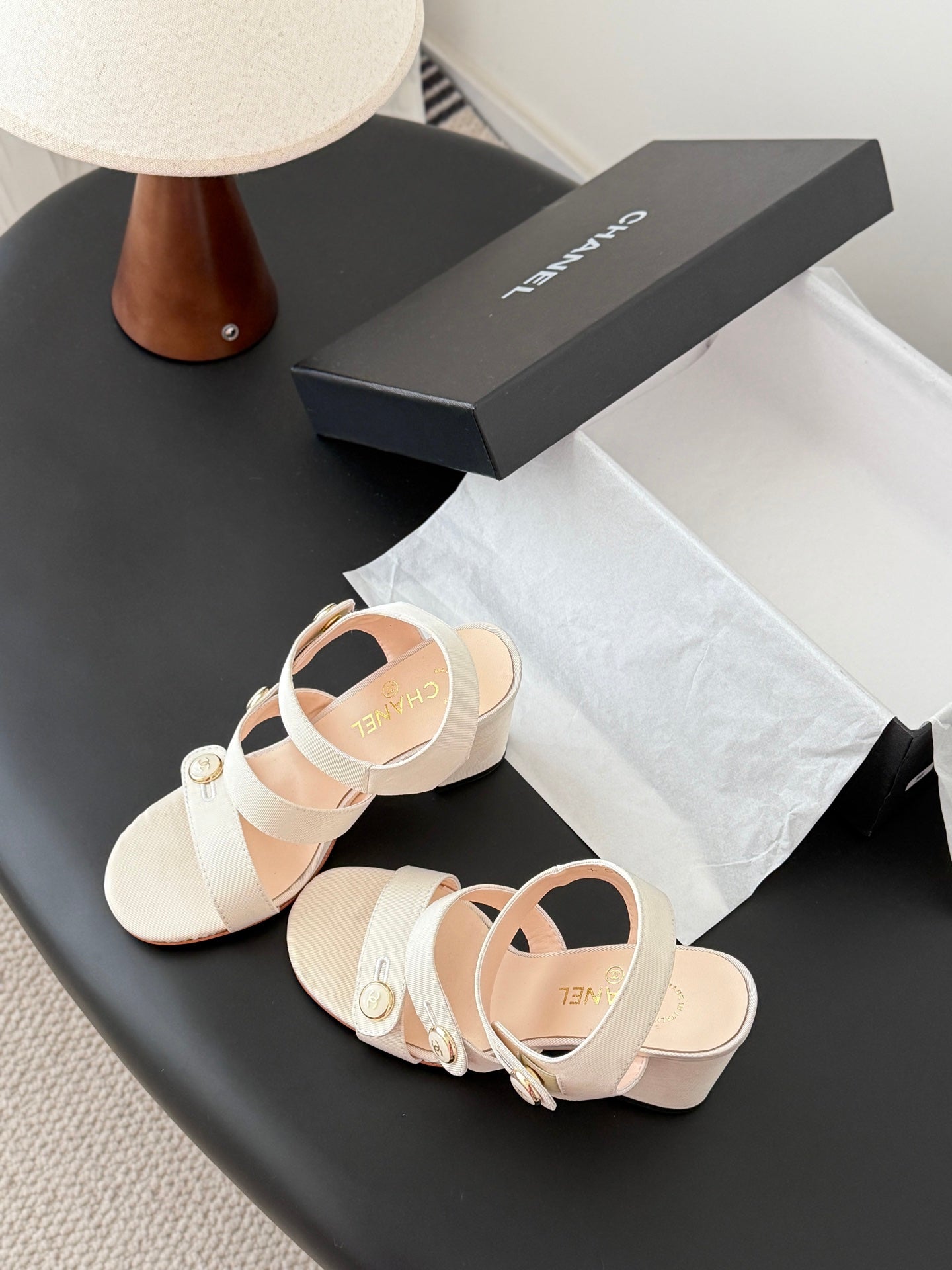 Chan high*heeled sandals