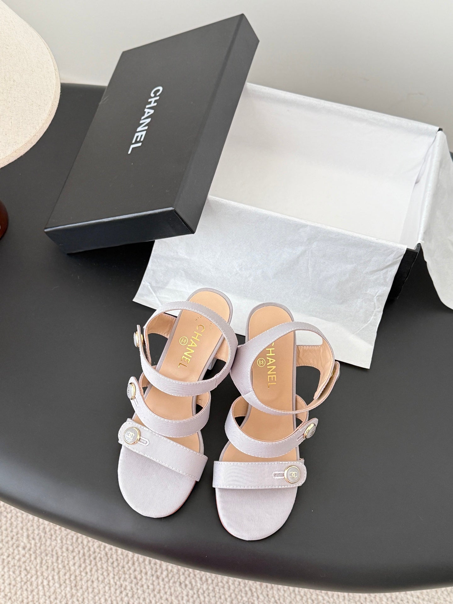 Chan high*heeled sandals