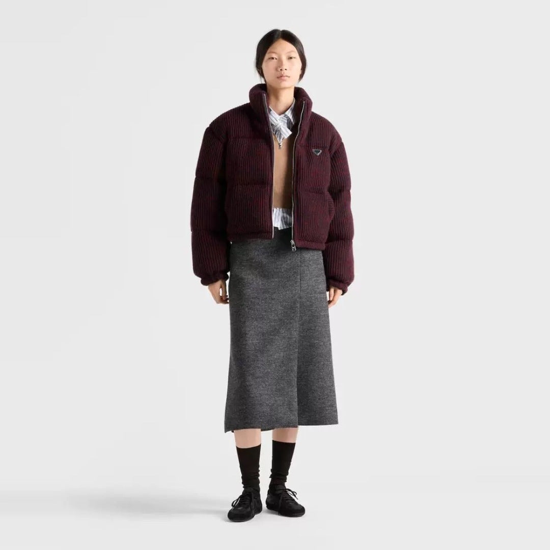 Pra NEW wool knit down jacket