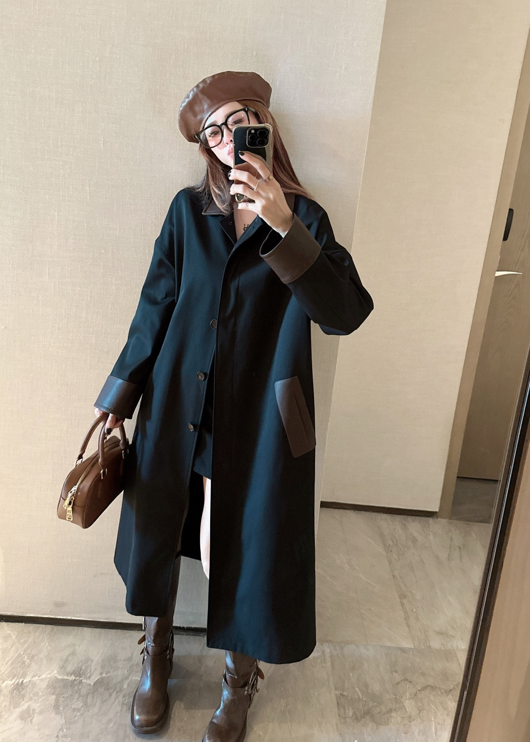 Herm NEW goatskin overcoats