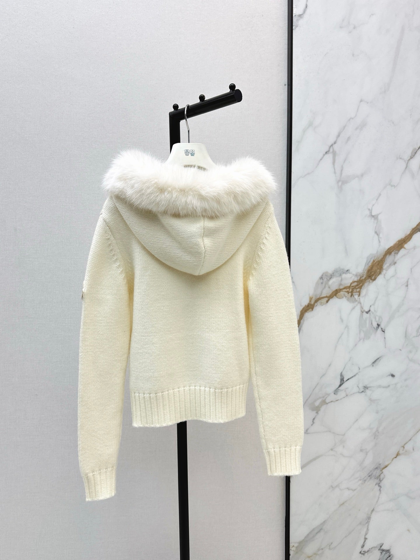 Monc NEW Detachable hooded knit jacket