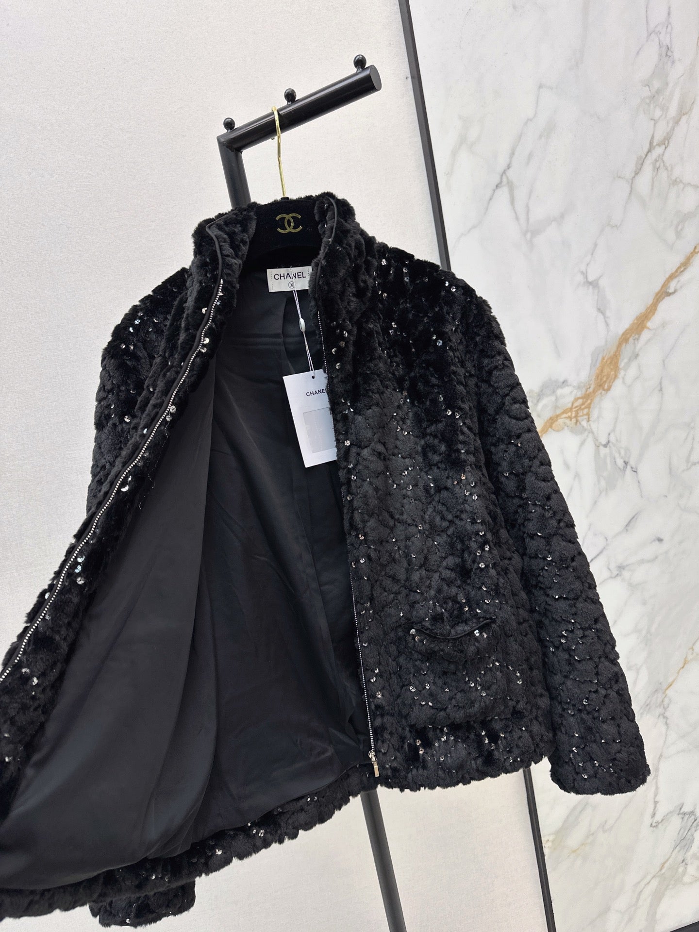 Chan NEW zipper fleece jacket