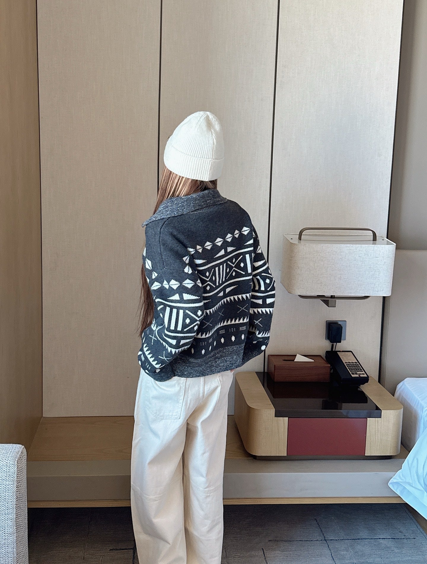 Loro NEW fair isle wool cardigan