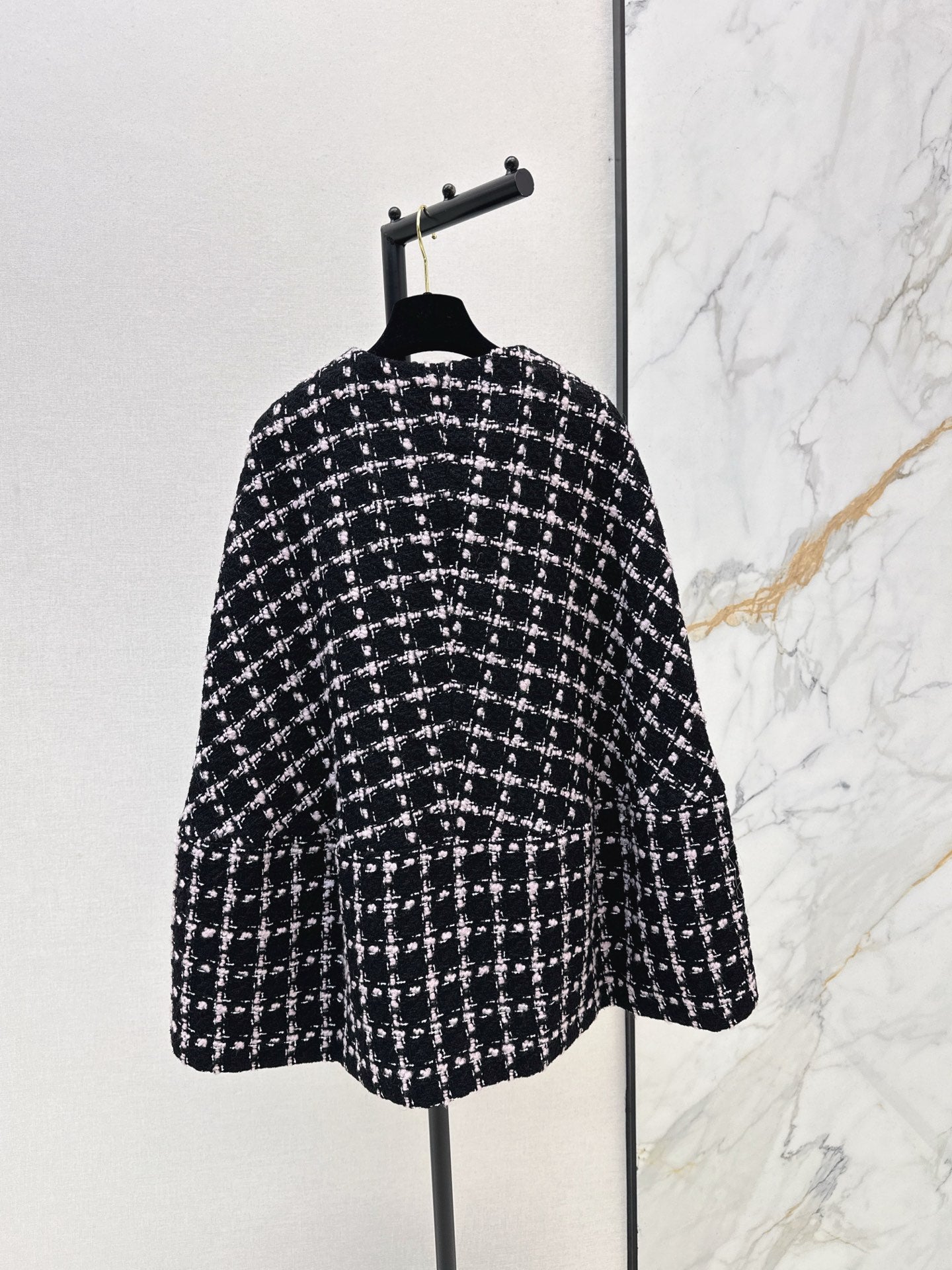 Chan NEW plaid cape coat