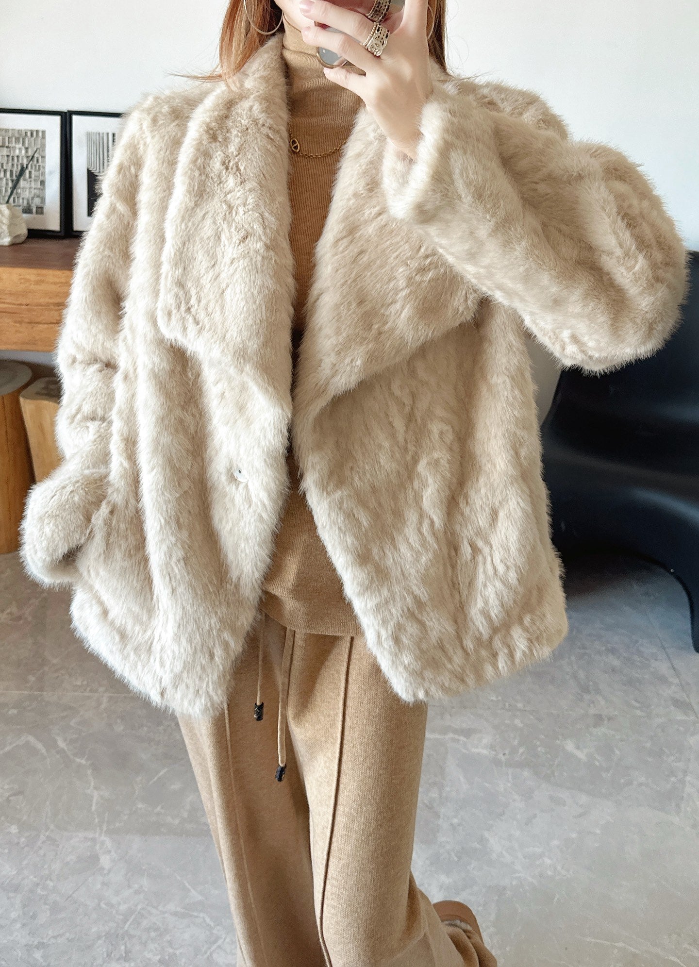 Fend NEW fur fleece jacket