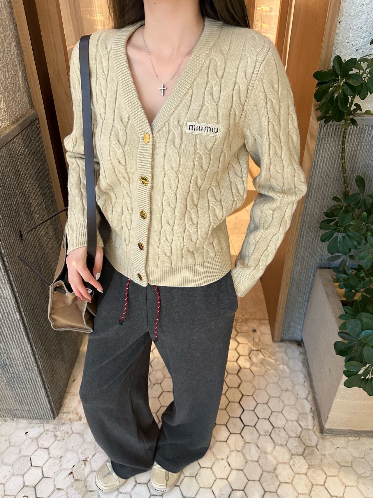 Miu NEW Knitted cardigan