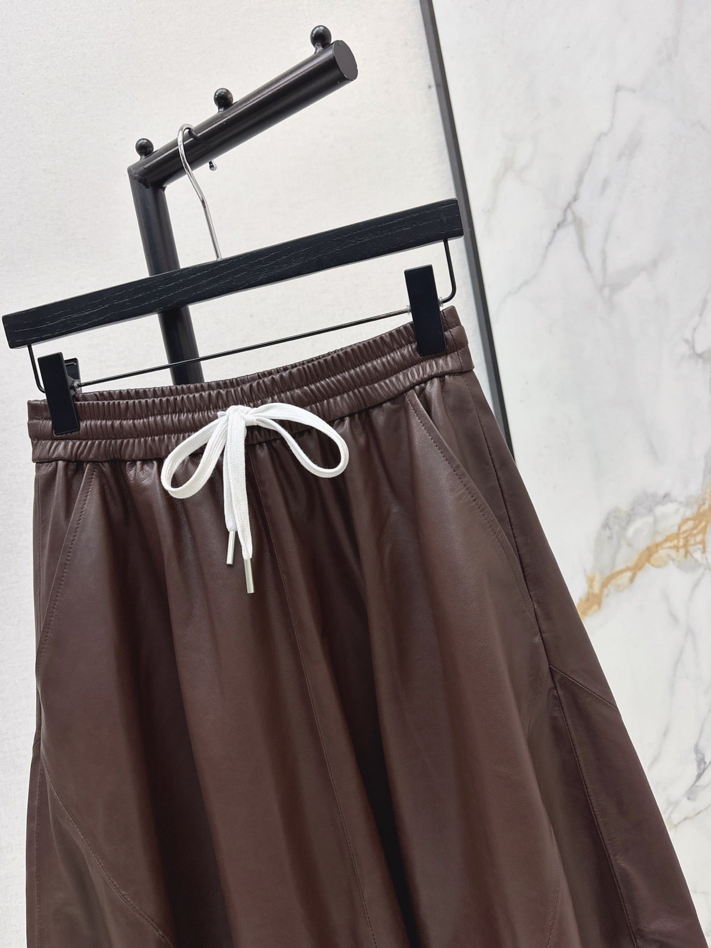 Row NEW leather skirt