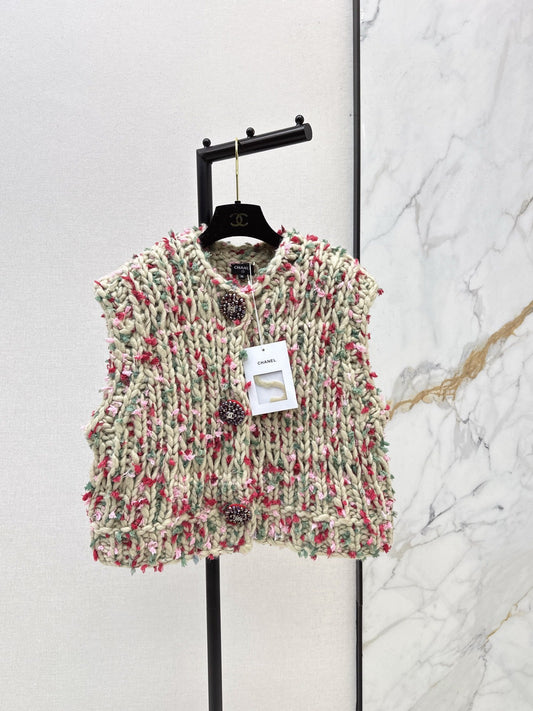 Chan NEW vintage knitted Vest