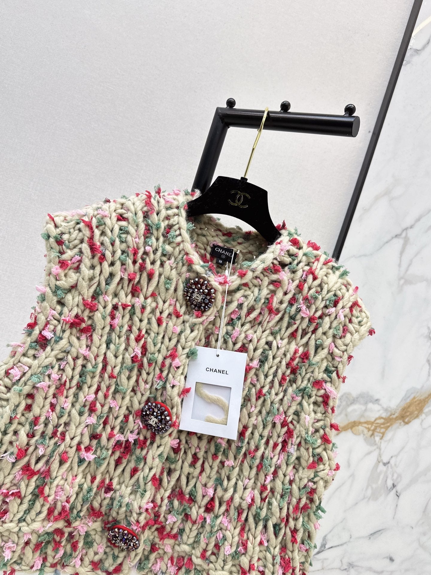 Chan NEW vintage knitted Vest