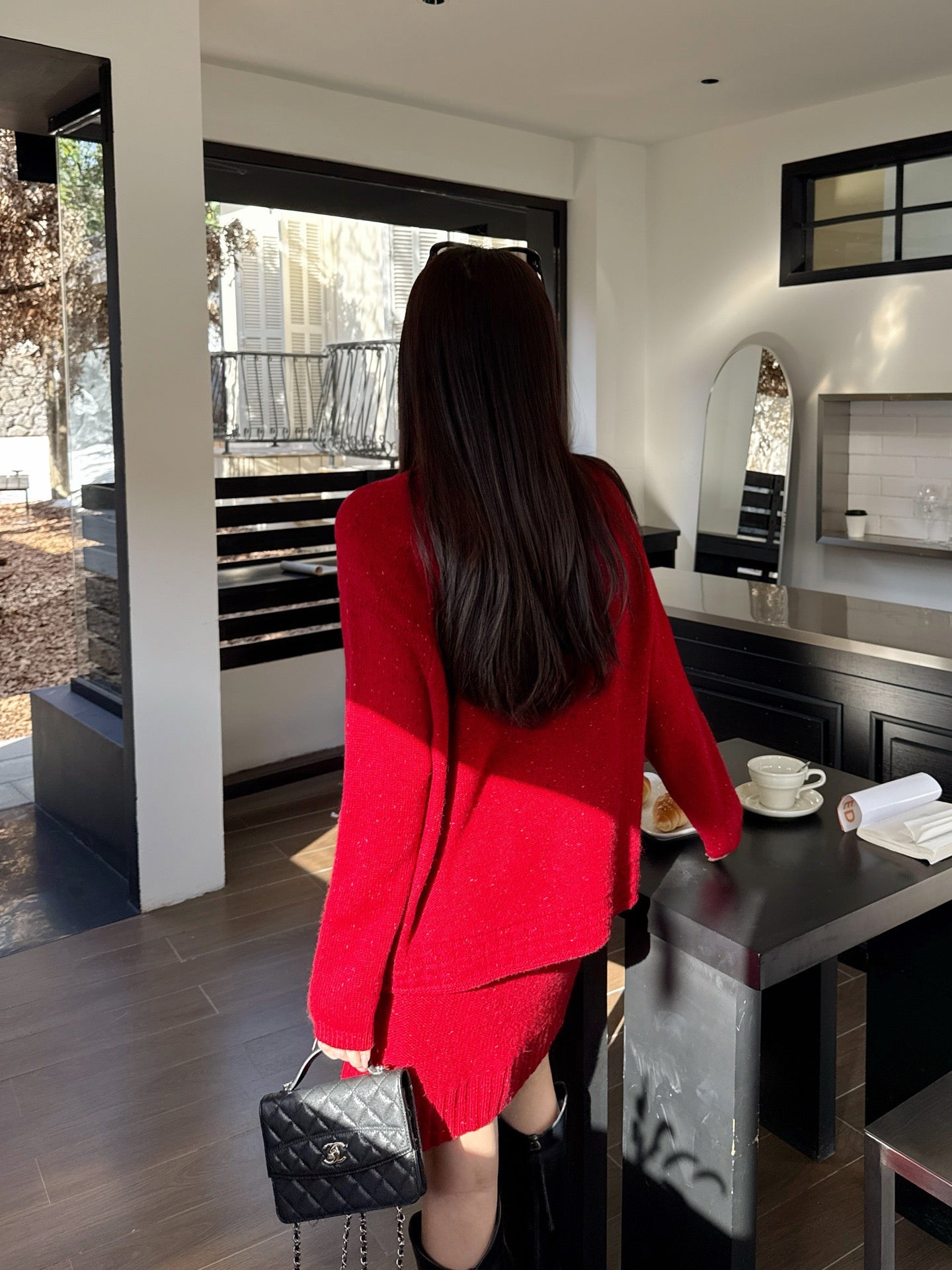 Brun NEW knitted suit