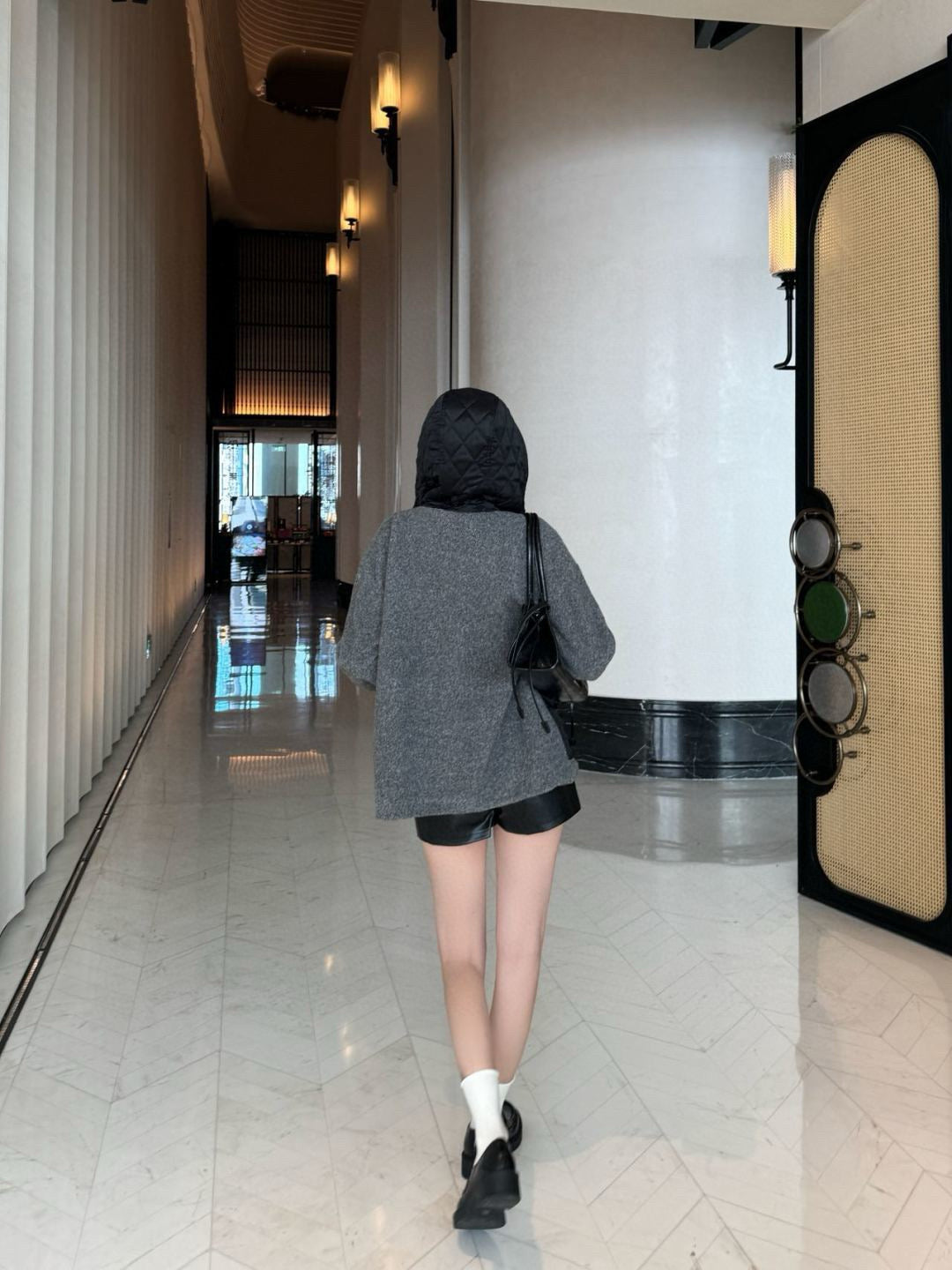 Pra NEW Hooded woolen jacket