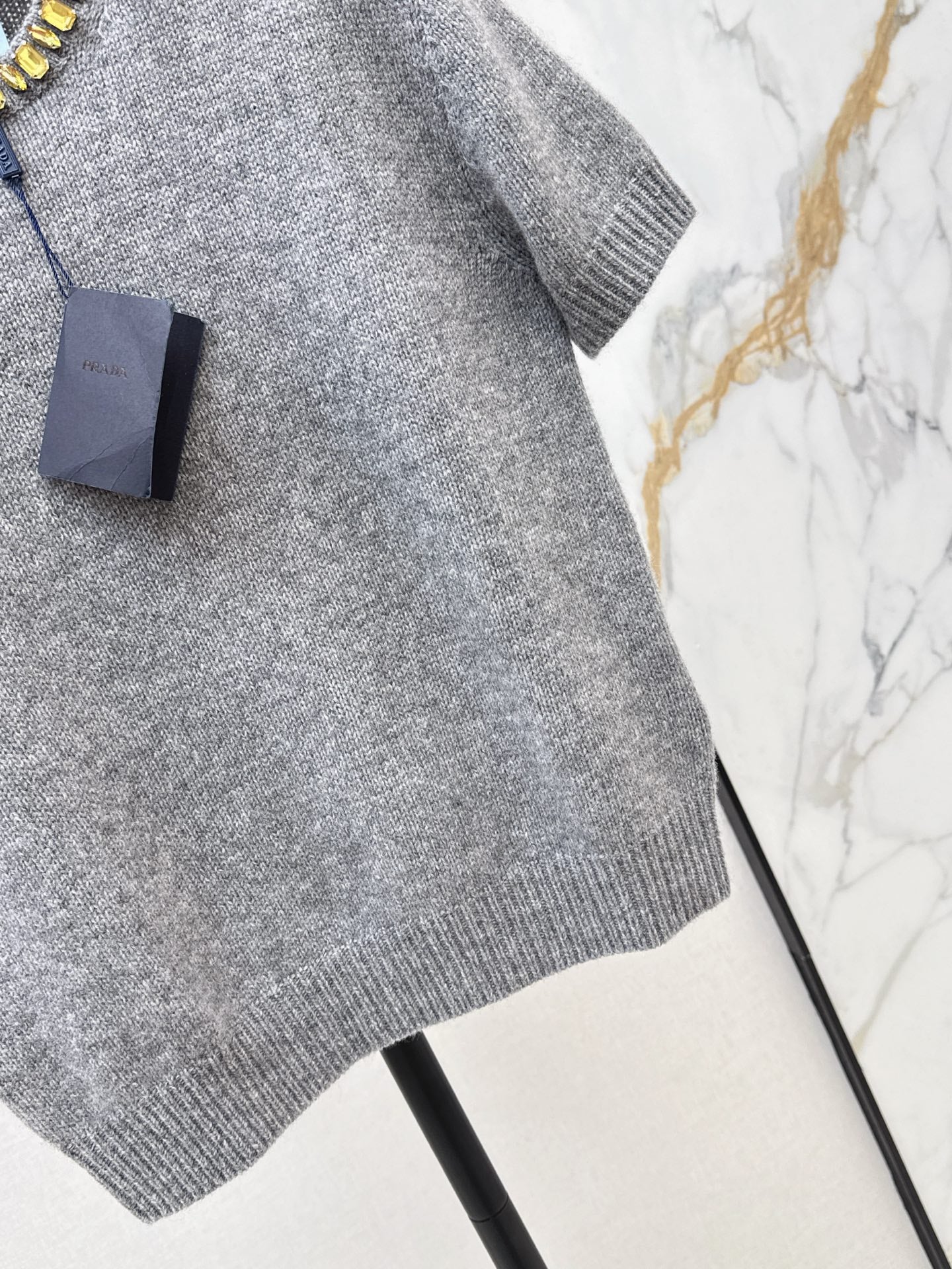 Pra NEW Cashmere short-sleeved sweater