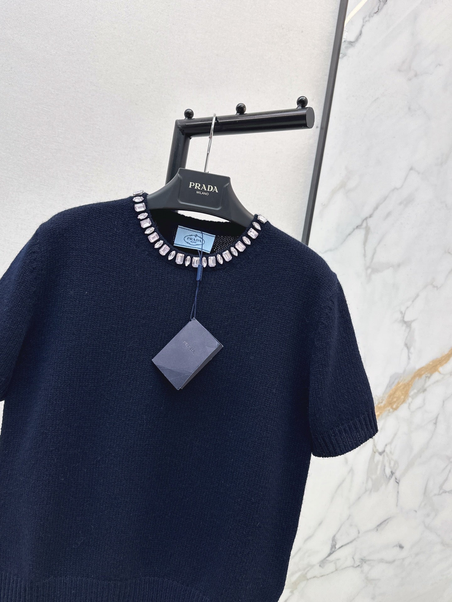 Pra NEW Cashmere short-sleeved sweater