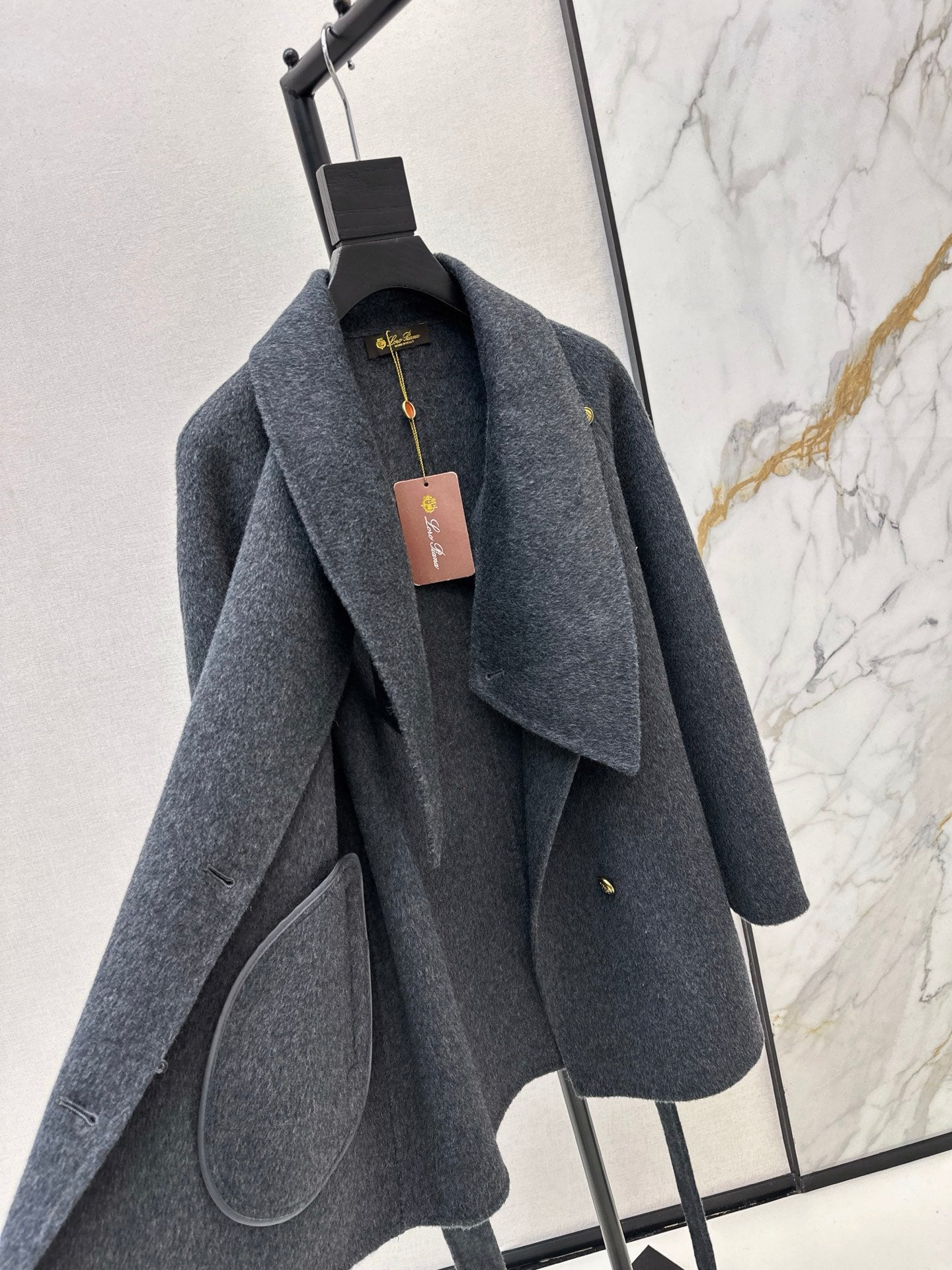 Loro NEW woolen belted coat