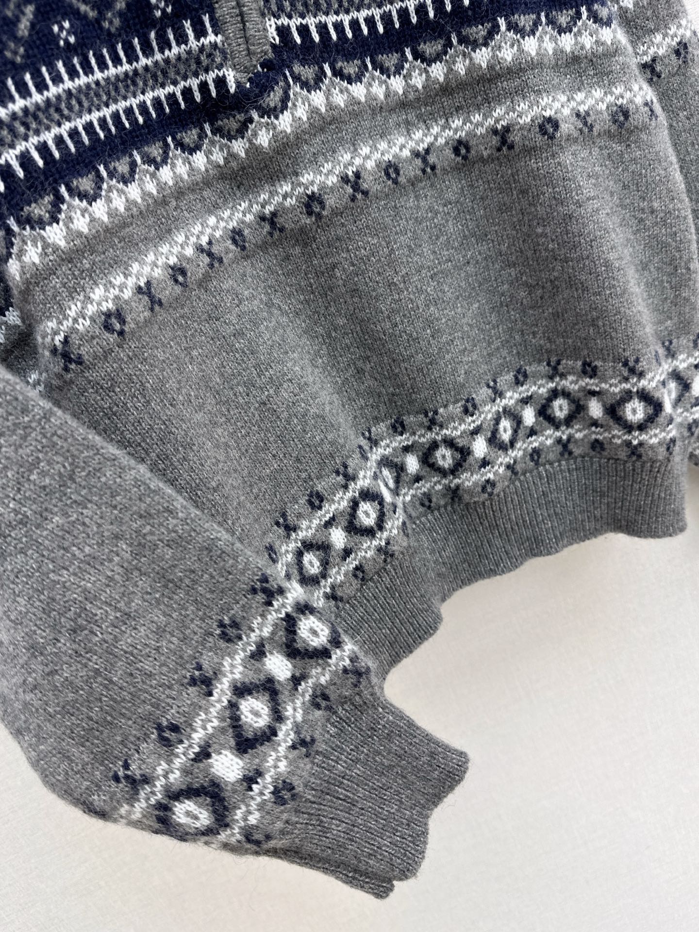 Loro NEW fair Isle zipper sweater