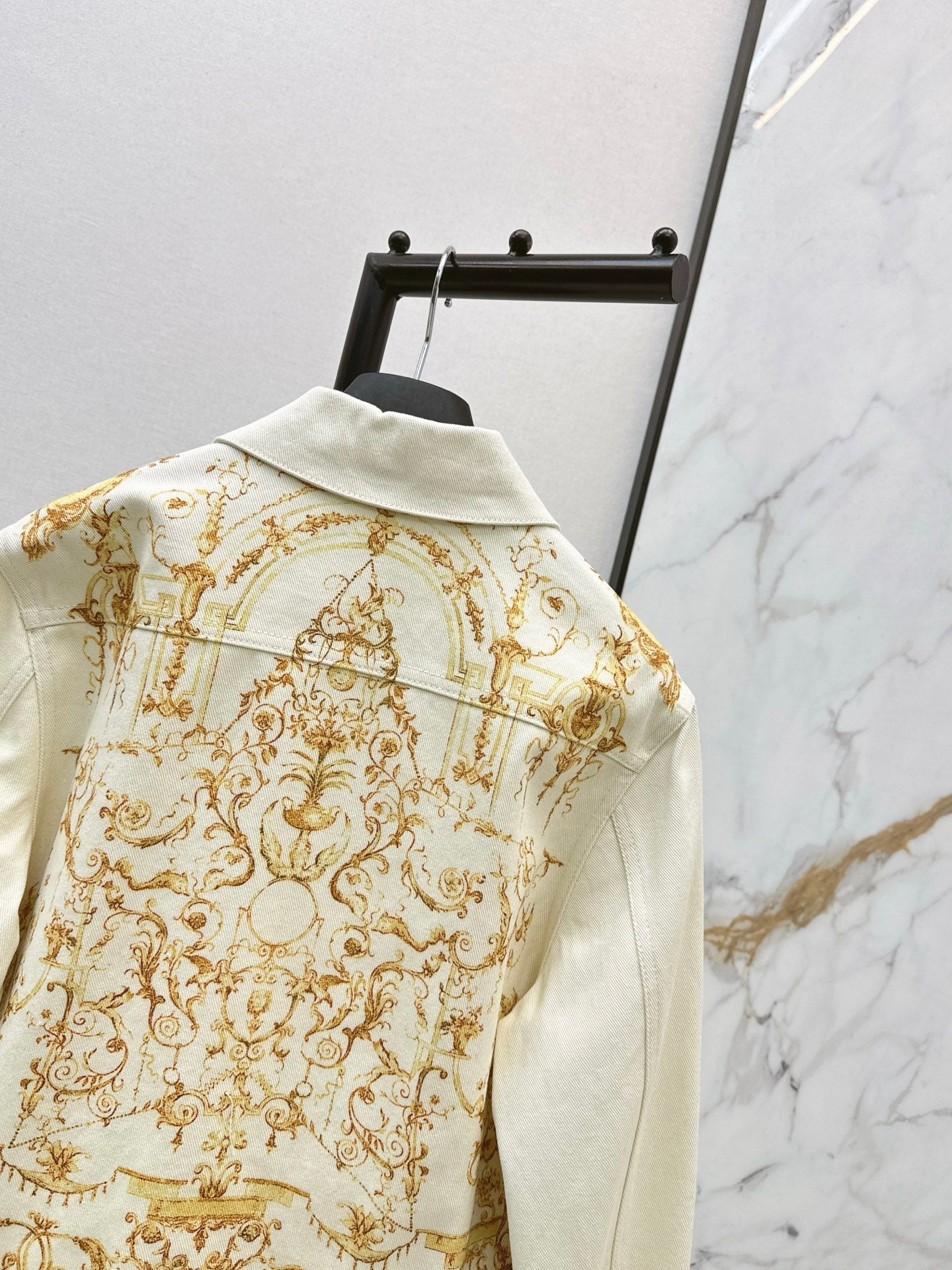 CD NEW printed denim jacket