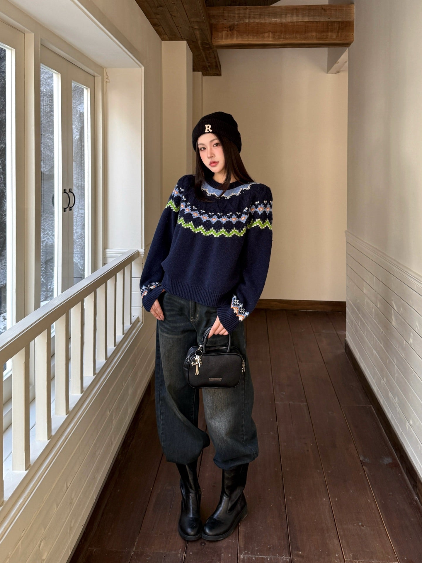 Loro NEW fair Isle knit sweaters