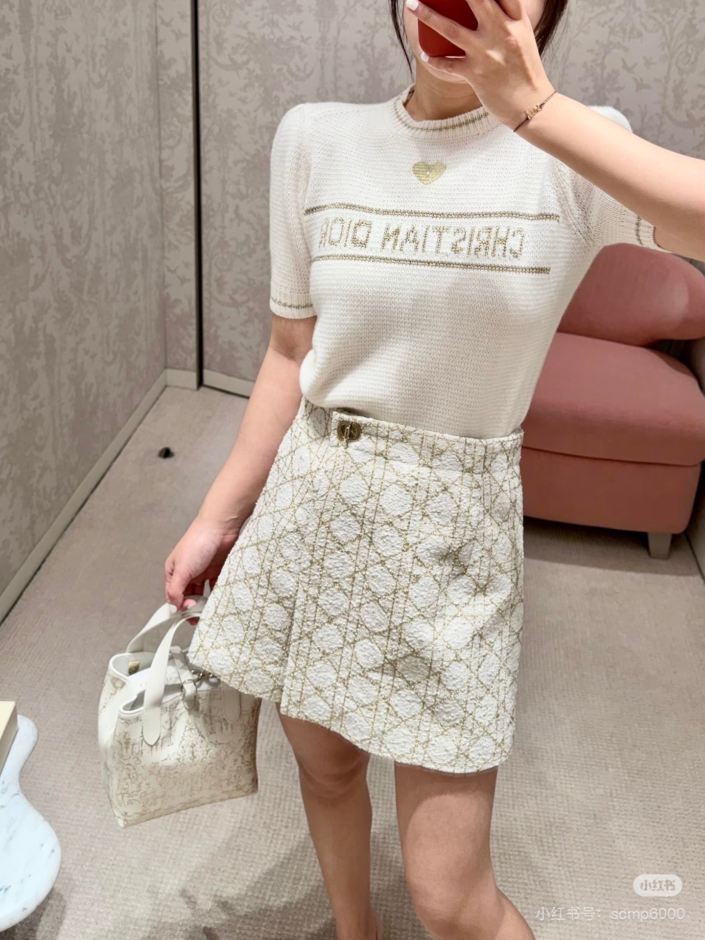 CD NEW love sign cashmere sweater