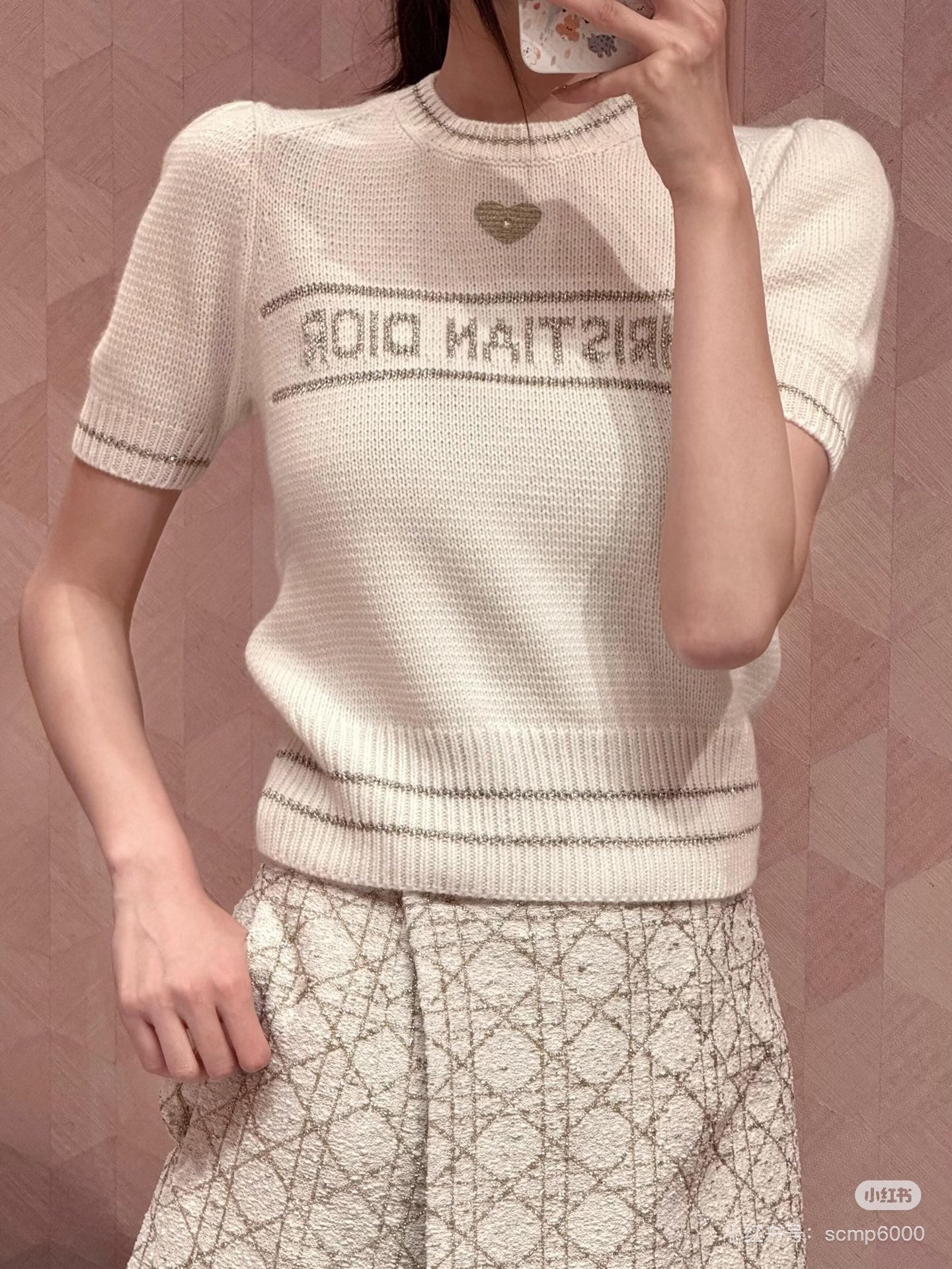 CD NEW love sign cashmere sweater