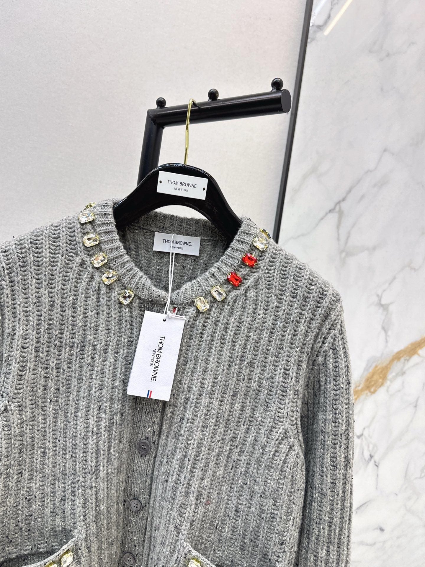 Thom NEW rhinestone knit cardigan