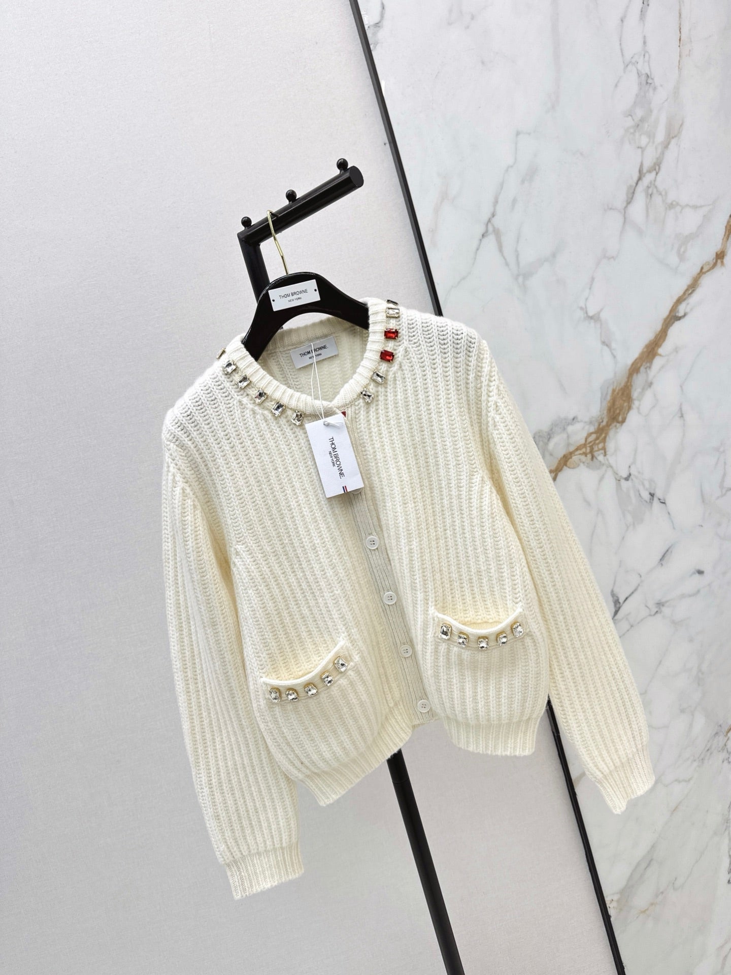 Thom NEW rhinestone knit cardigan