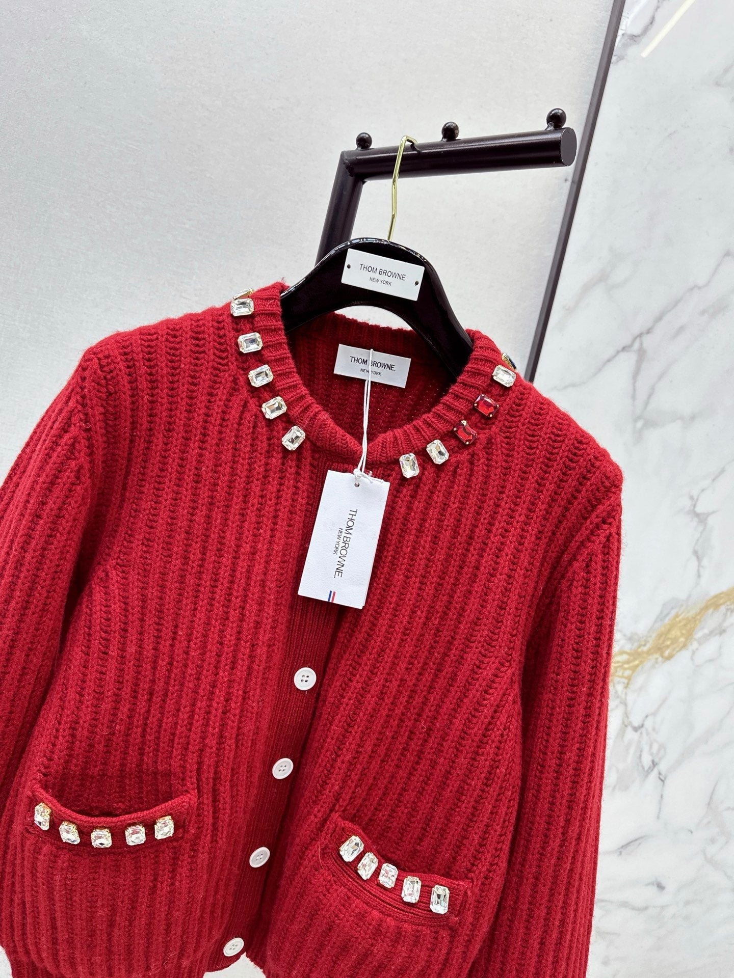 Thom NEW rhinestone knit cardigan
