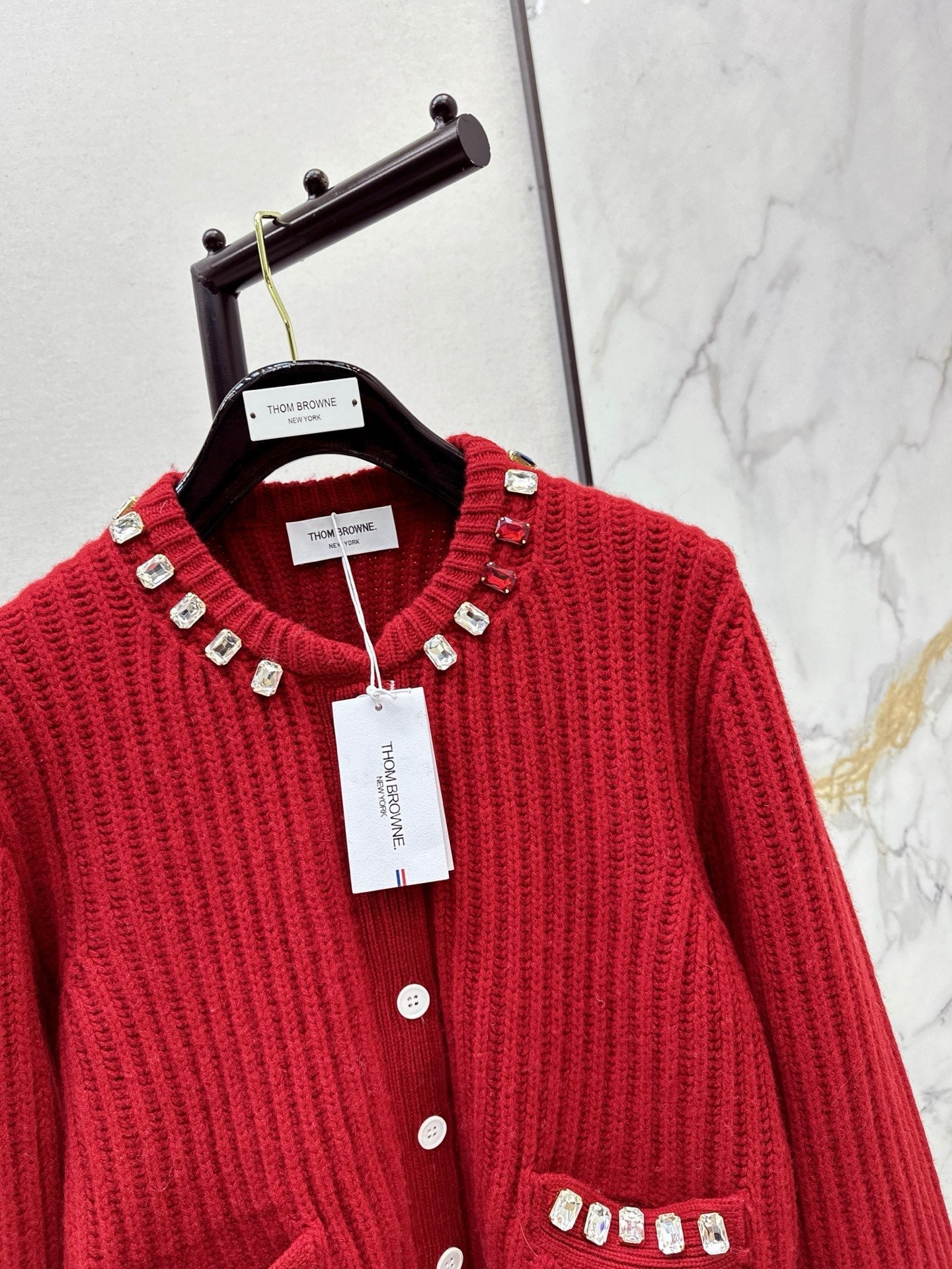 Thom NEW rhinestone knit cardigan