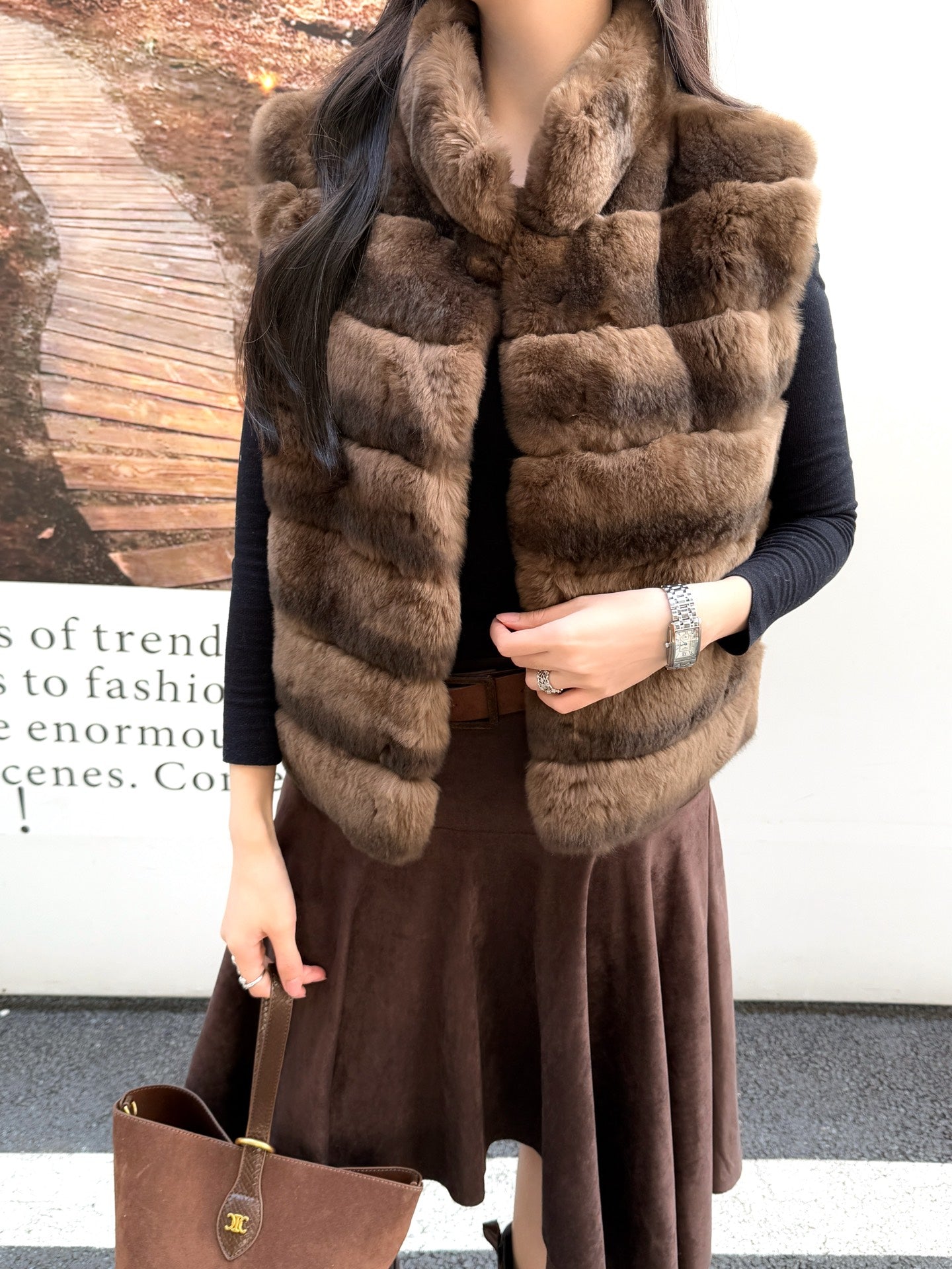 Loro NEW rabbit hair vest