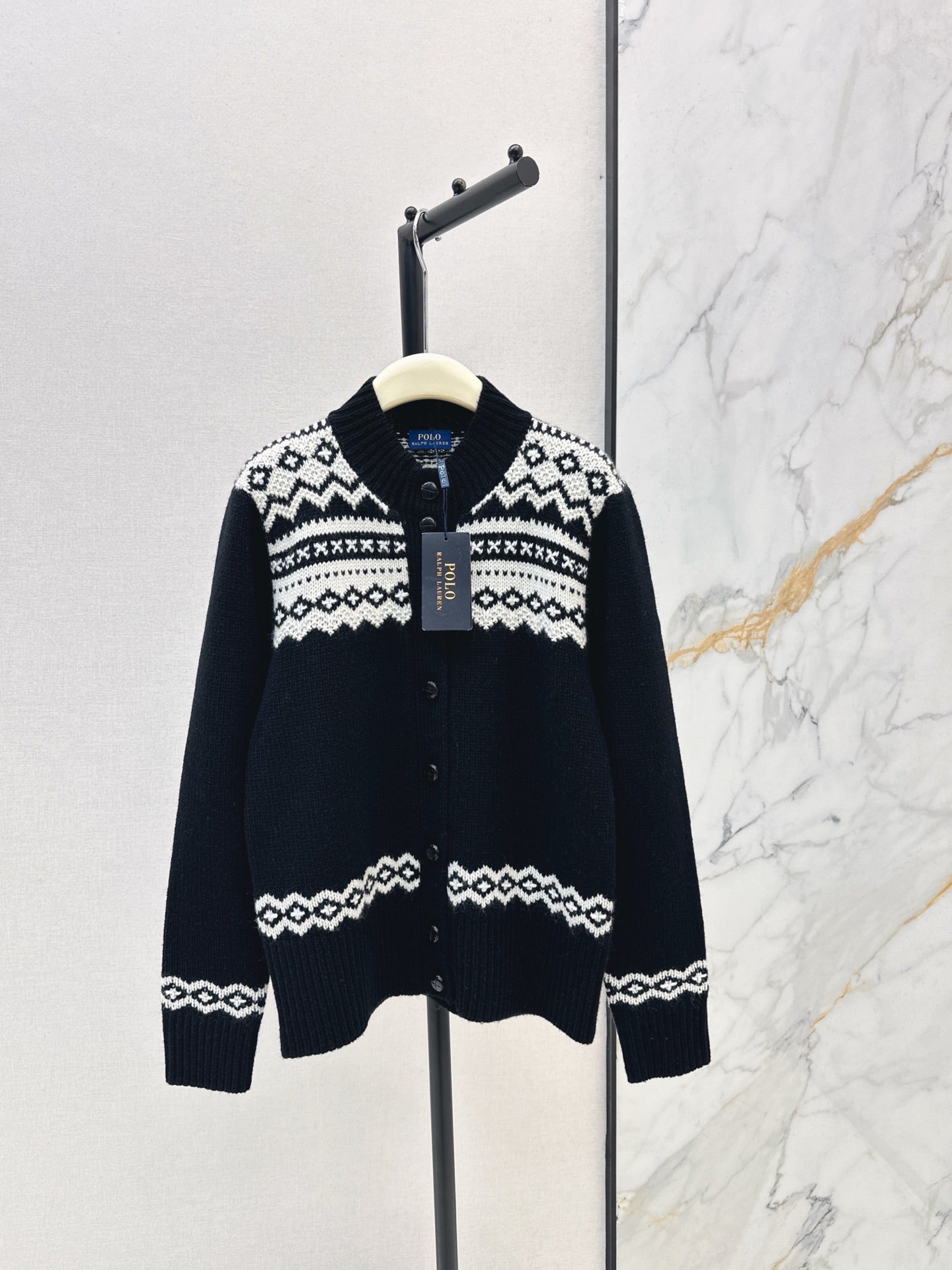 Ral NEW fair Isle knitted cardigan