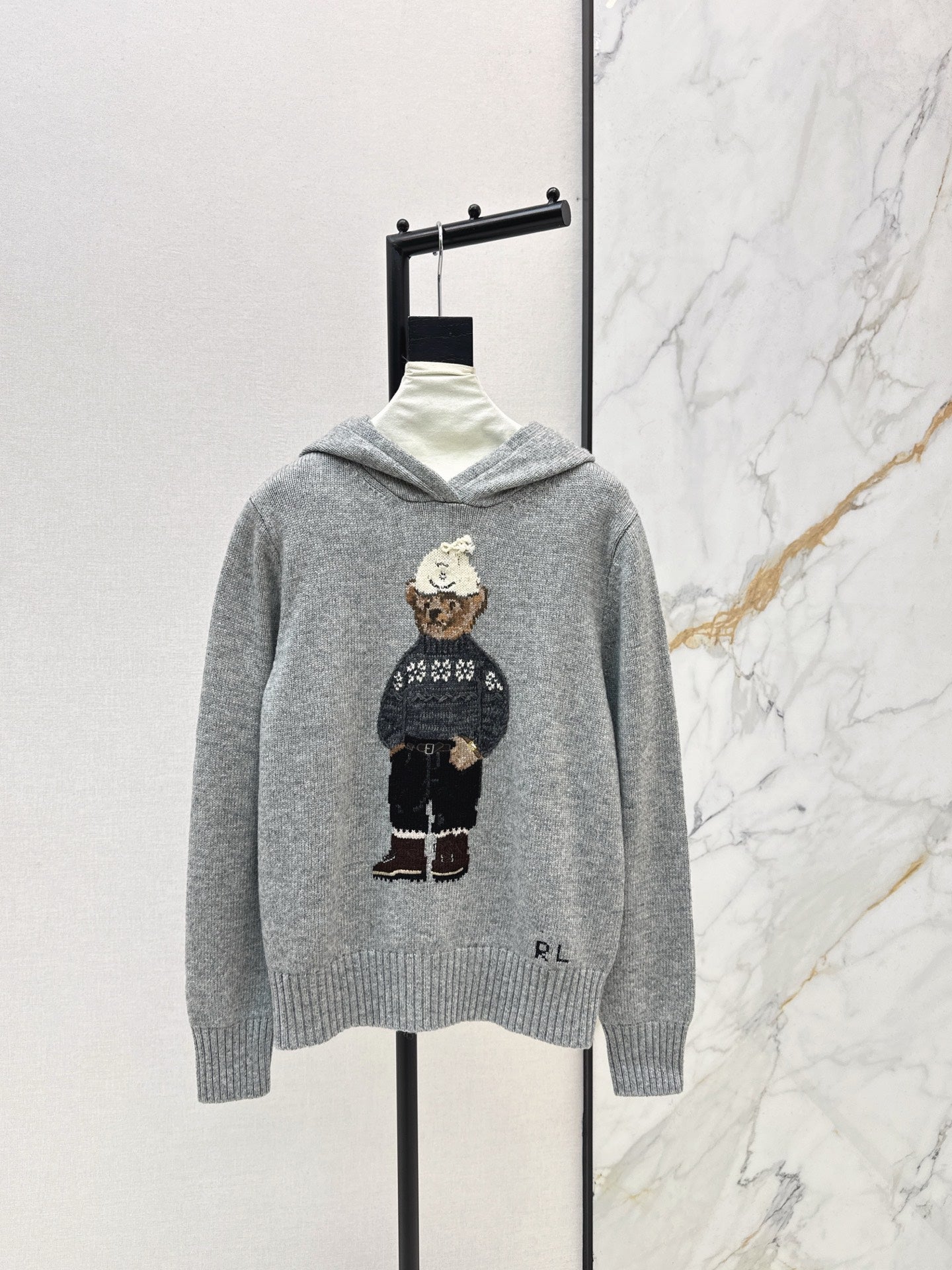 Ral NEW embroidered hooded sweater