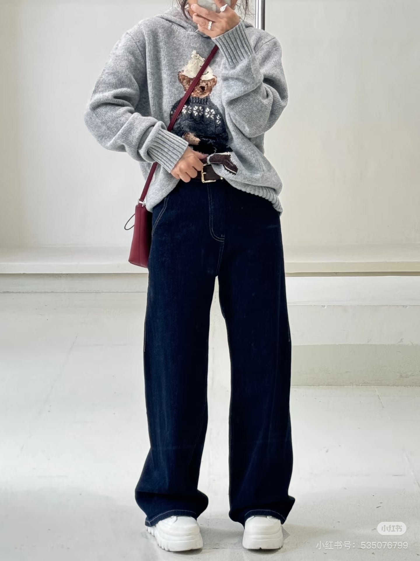 Ral NEW embroidered hooded sweater