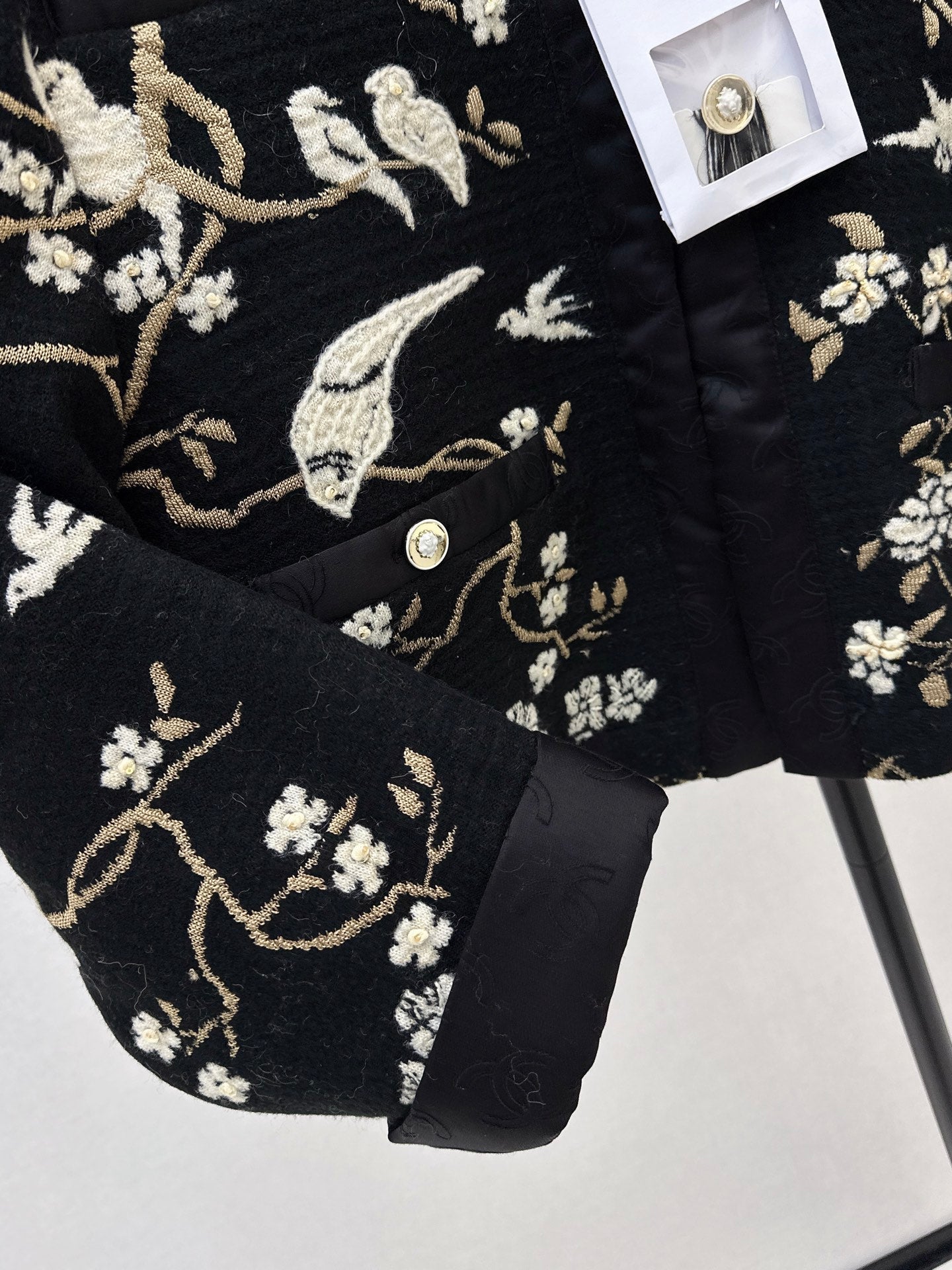 Chan NEW embroidered jacquard jacket