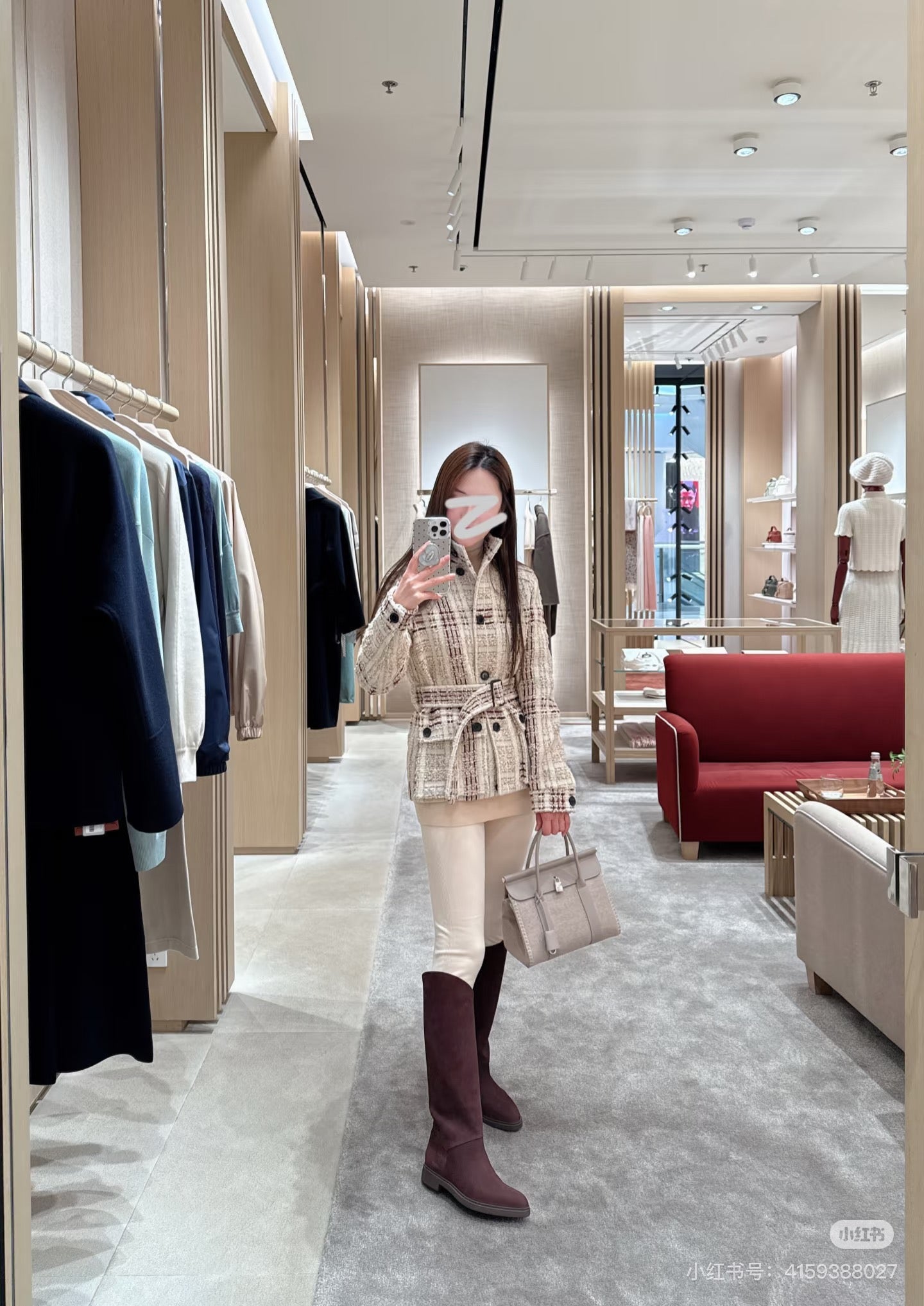 Loro NEW checked tweed jacket