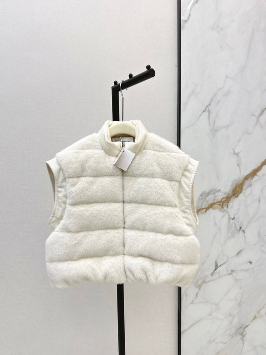 Brun NEW woolen  down vest